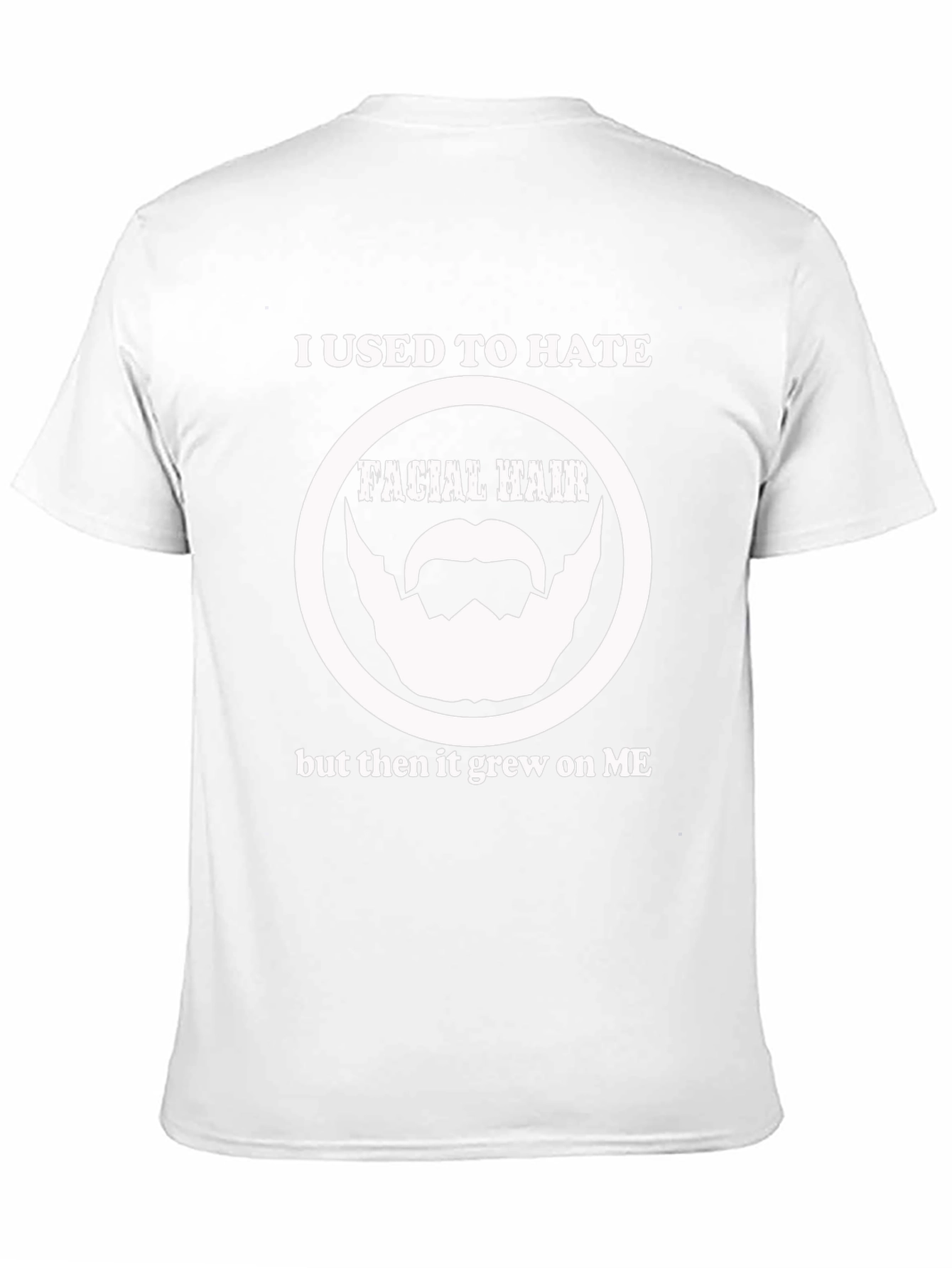 Funny Facial Hair T-Shirt - Beard Lover Tee