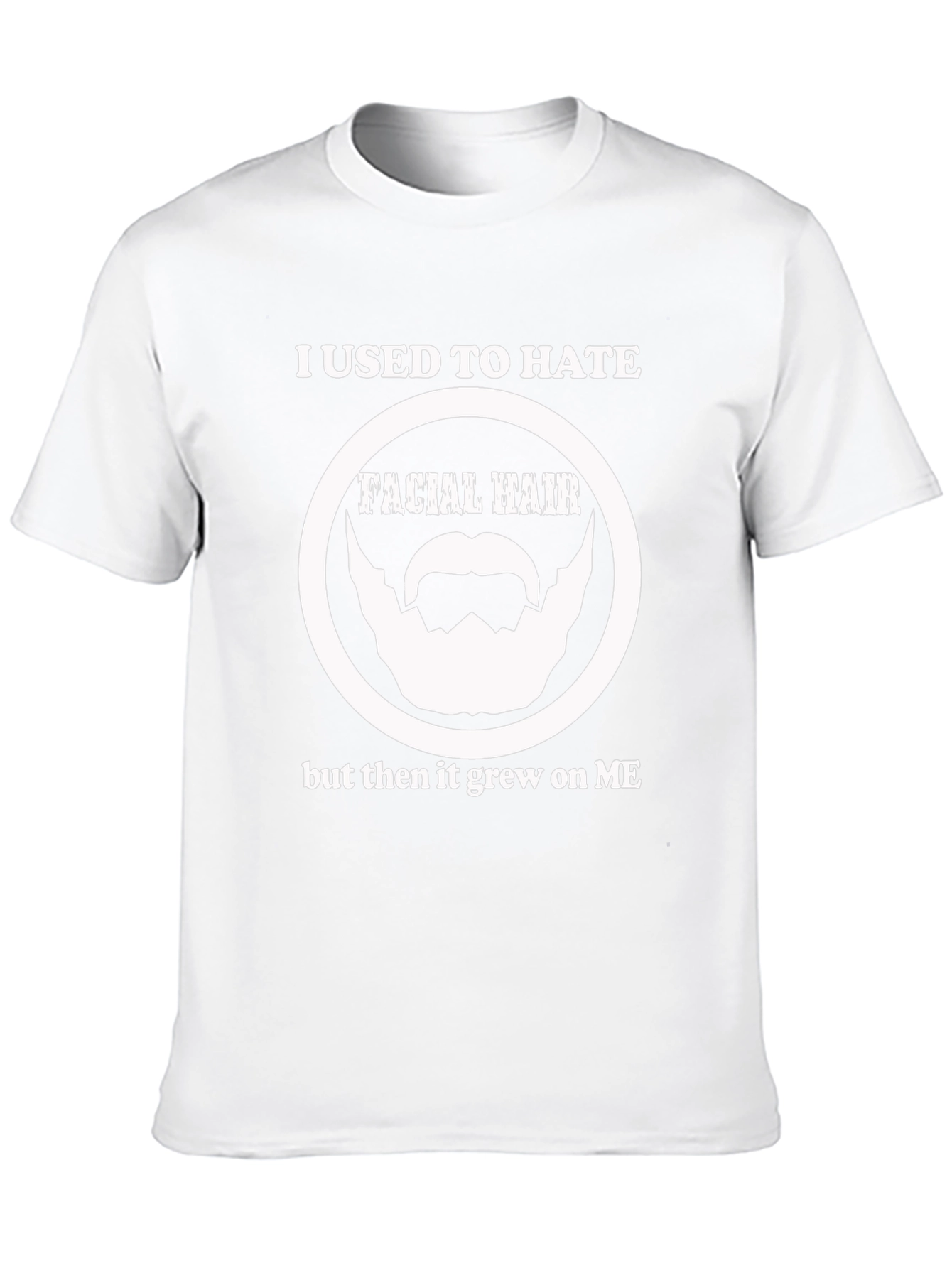 Funny Facial Hair T-Shirt - Beard Lover Tee
