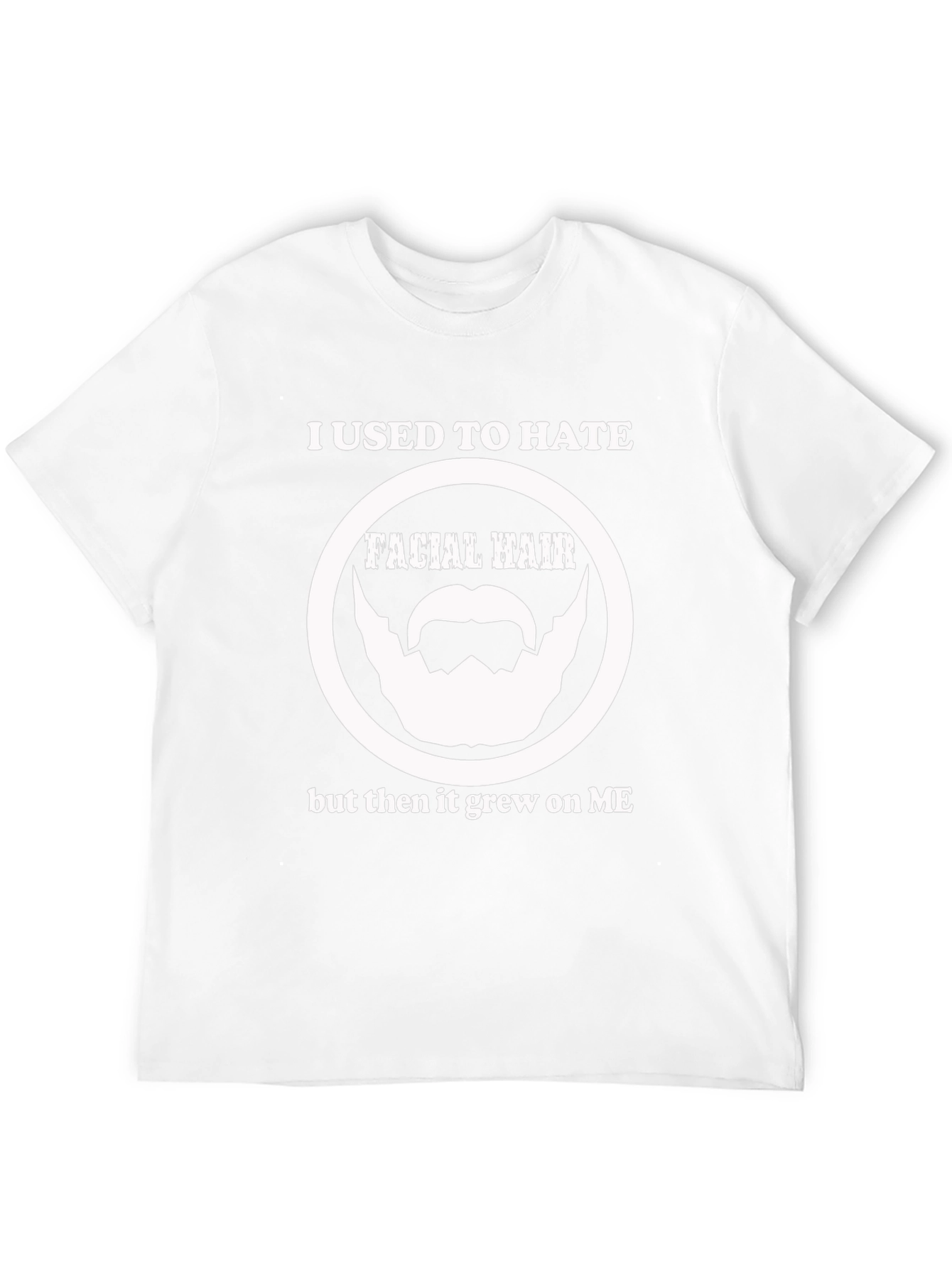 Funny Facial Hair T-Shirt - Beard Lover Tee