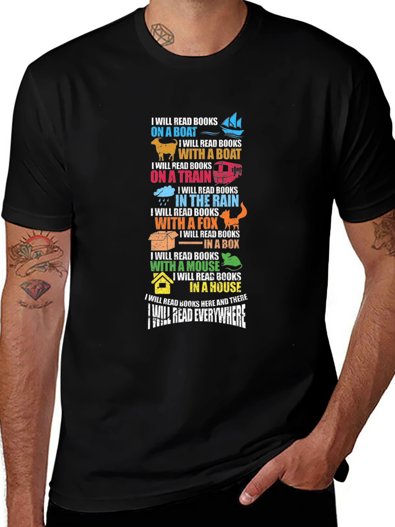 Book Lover Tee - Read Everywhere