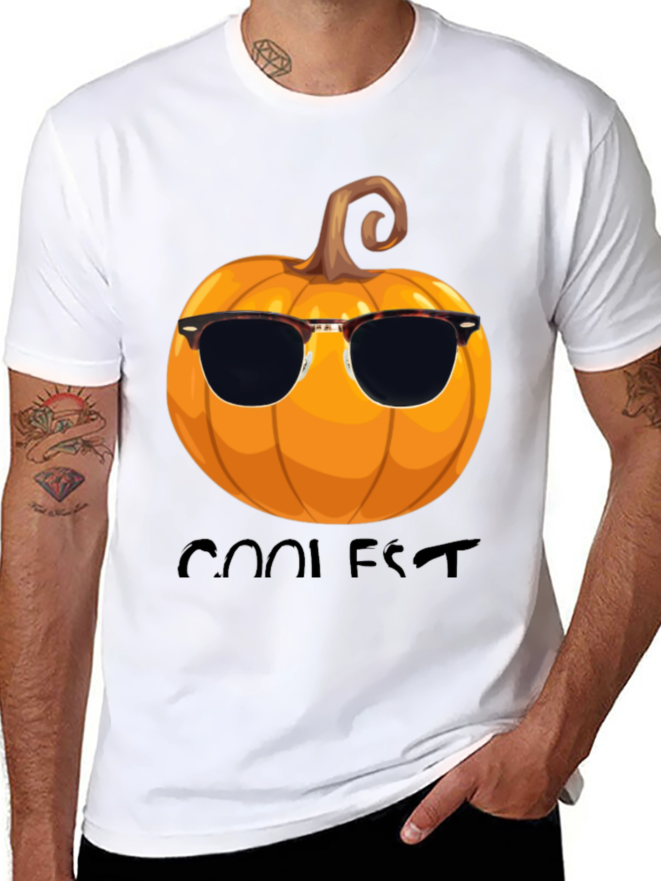 Coolest Pumpkin T-Shirt - Halloween Festive Tee
