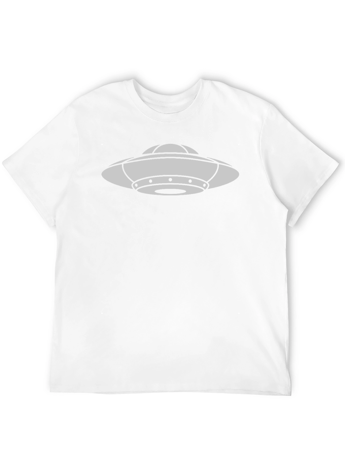 UFO Graphic Black T-Shirt - Extraterrestrial Style