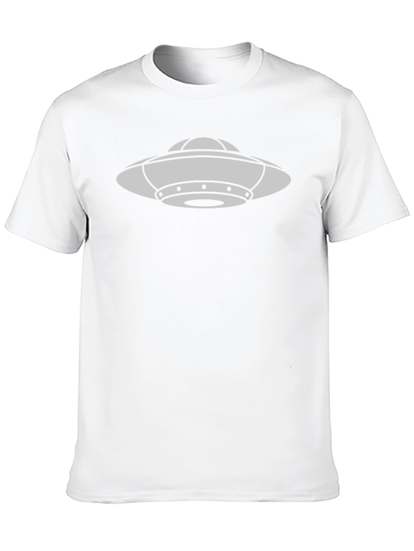 UFO Graphic Black T-Shirt - Extraterrestrial Style