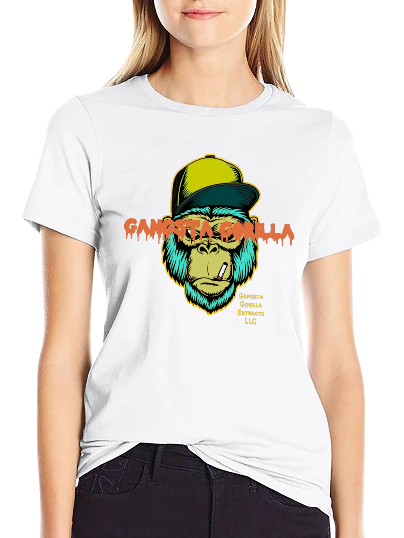 Gangsta Gorilla Graphic T-Shirt