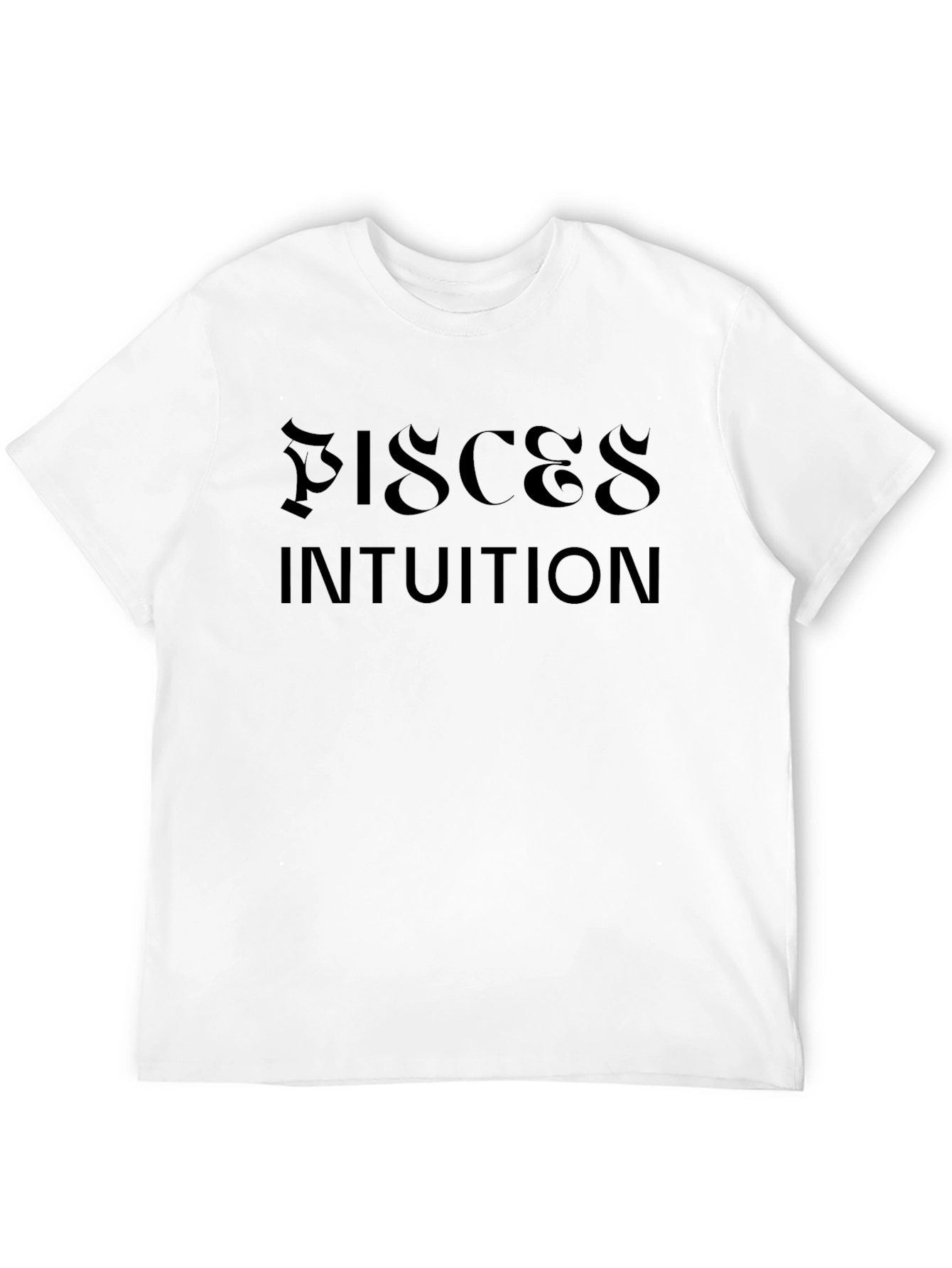 Pisces Intuition Black Graphic Tee
