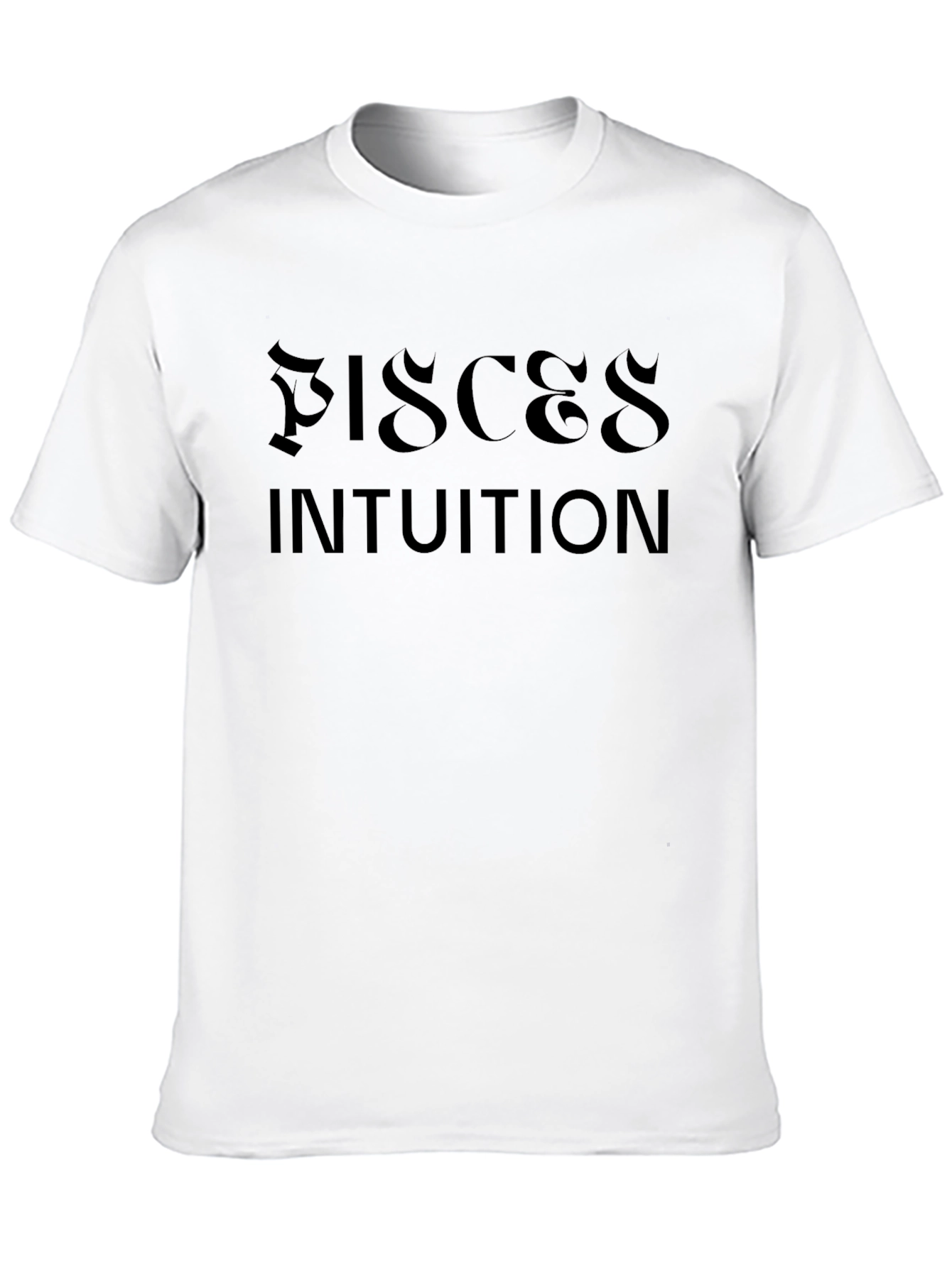 Pisces Intuition Black Graphic Tee