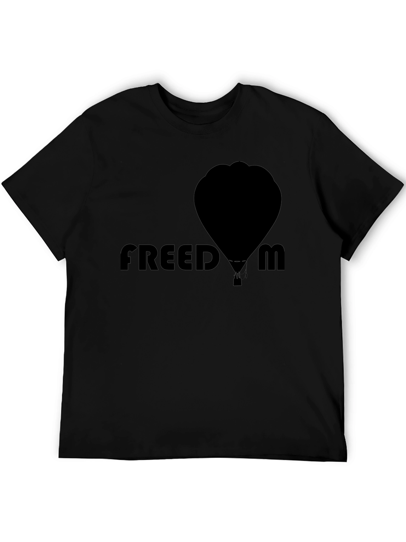 Freedom Hot Air Balloon Graphic T-Shirt