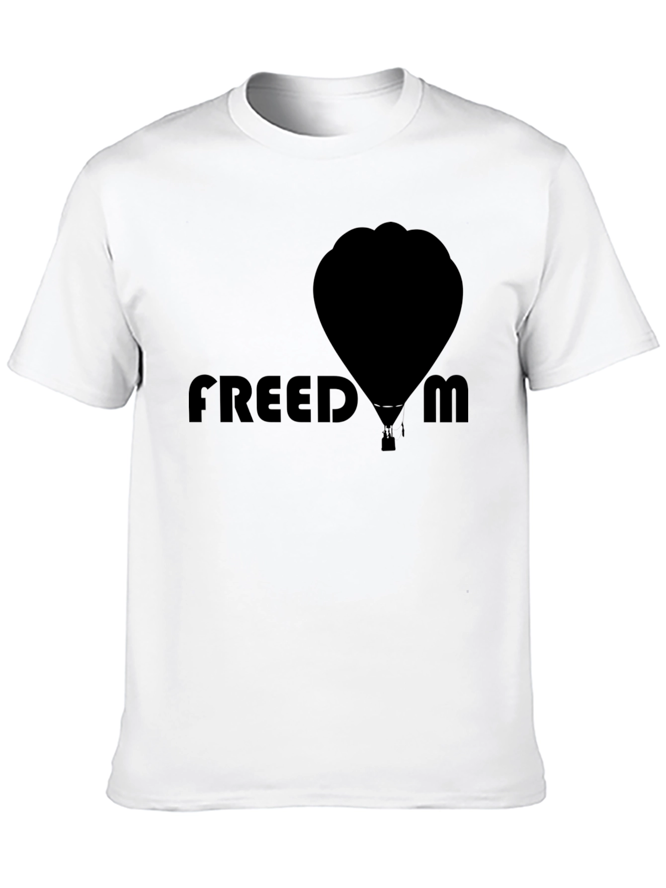 Freedom Hot Air Balloon Graphic T-Shirt