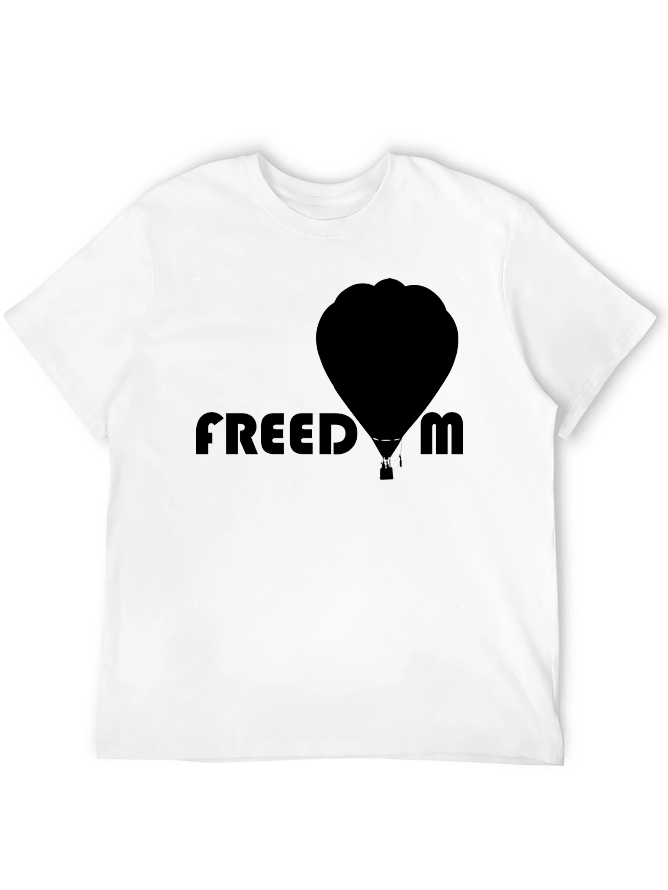 Freedom Hot Air Balloon Graphic T-Shirt