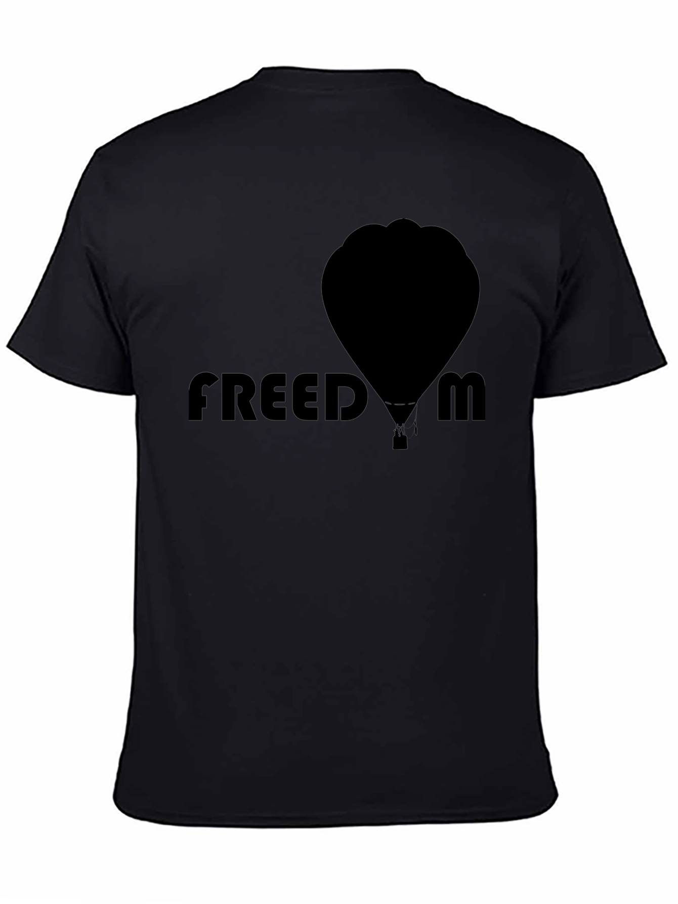 Freedom Hot Air Balloon Graphic T-Shirt