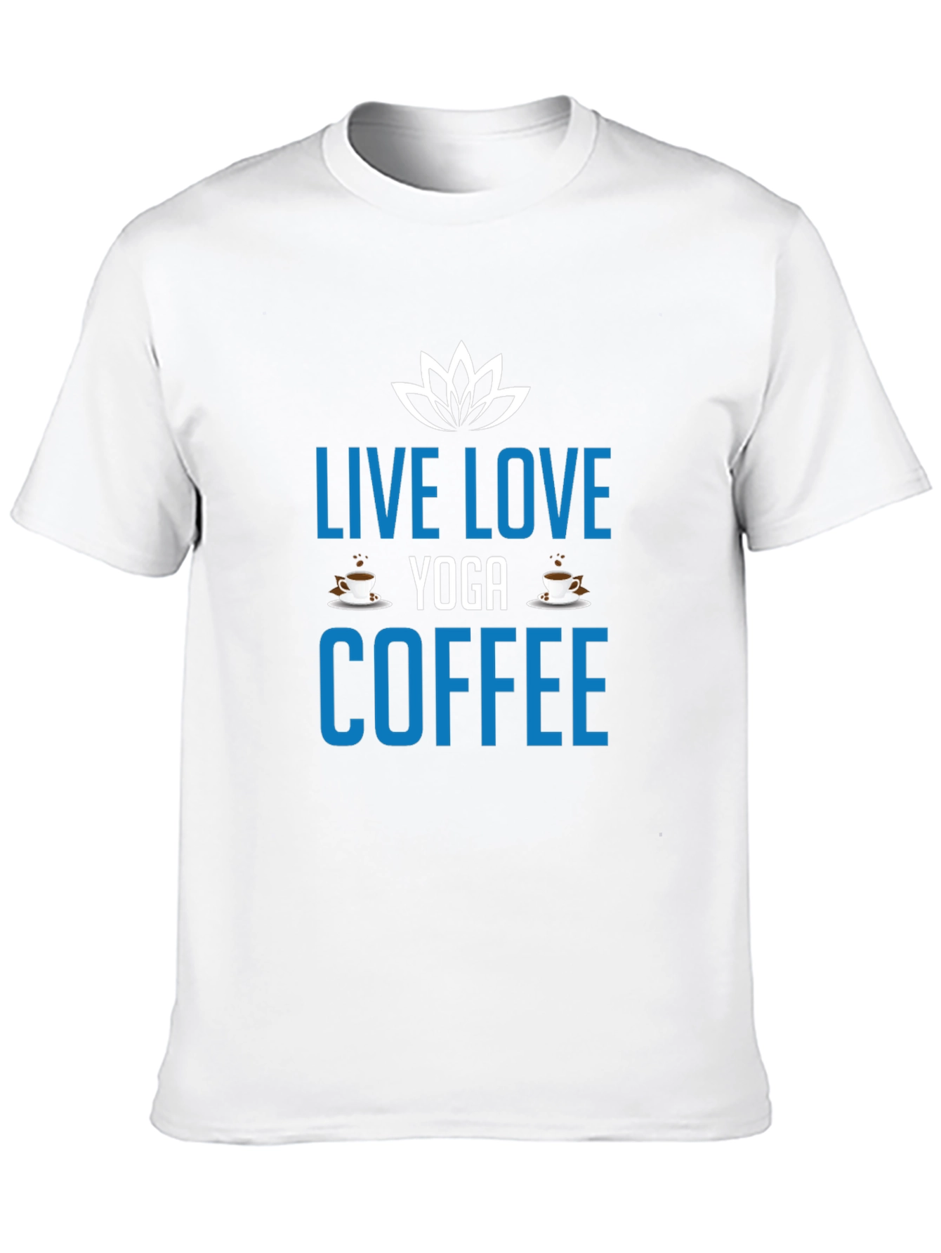 Live Love Yoga Coffee Black Graphic Tee