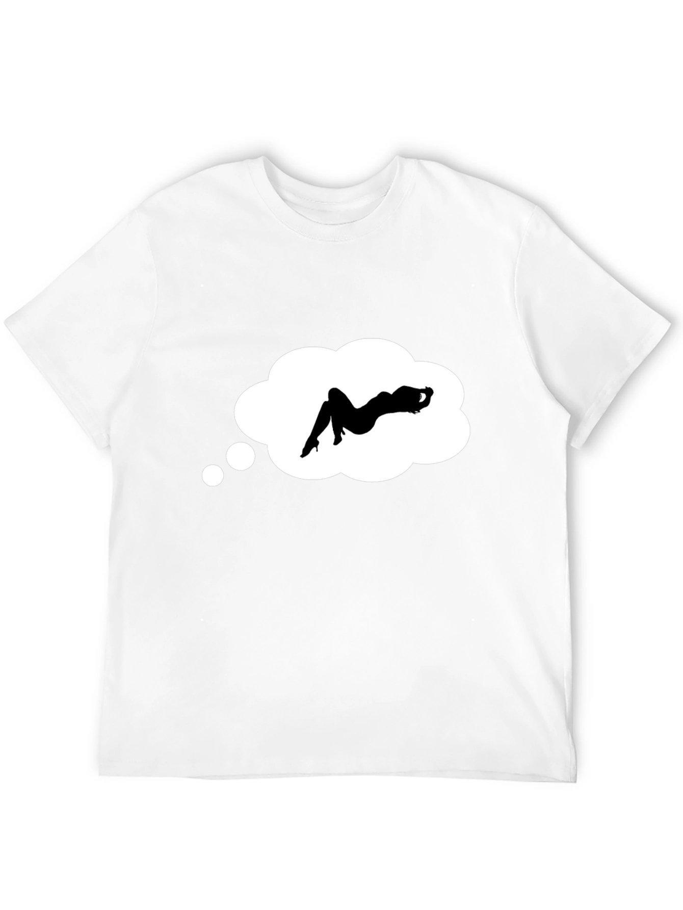 Dreaming Woman Black Graphic Tee