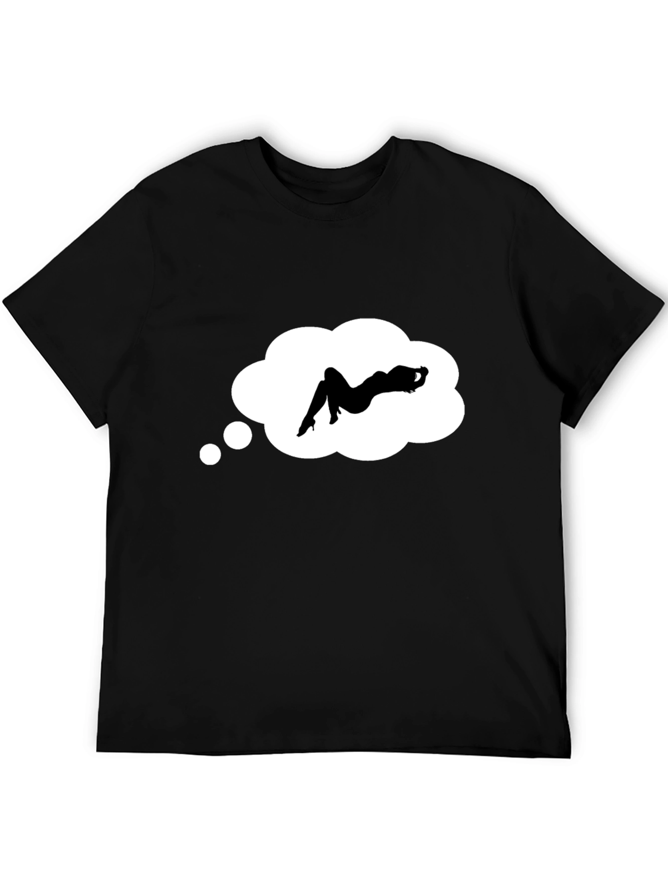Dreaming Woman Black Graphic Tee