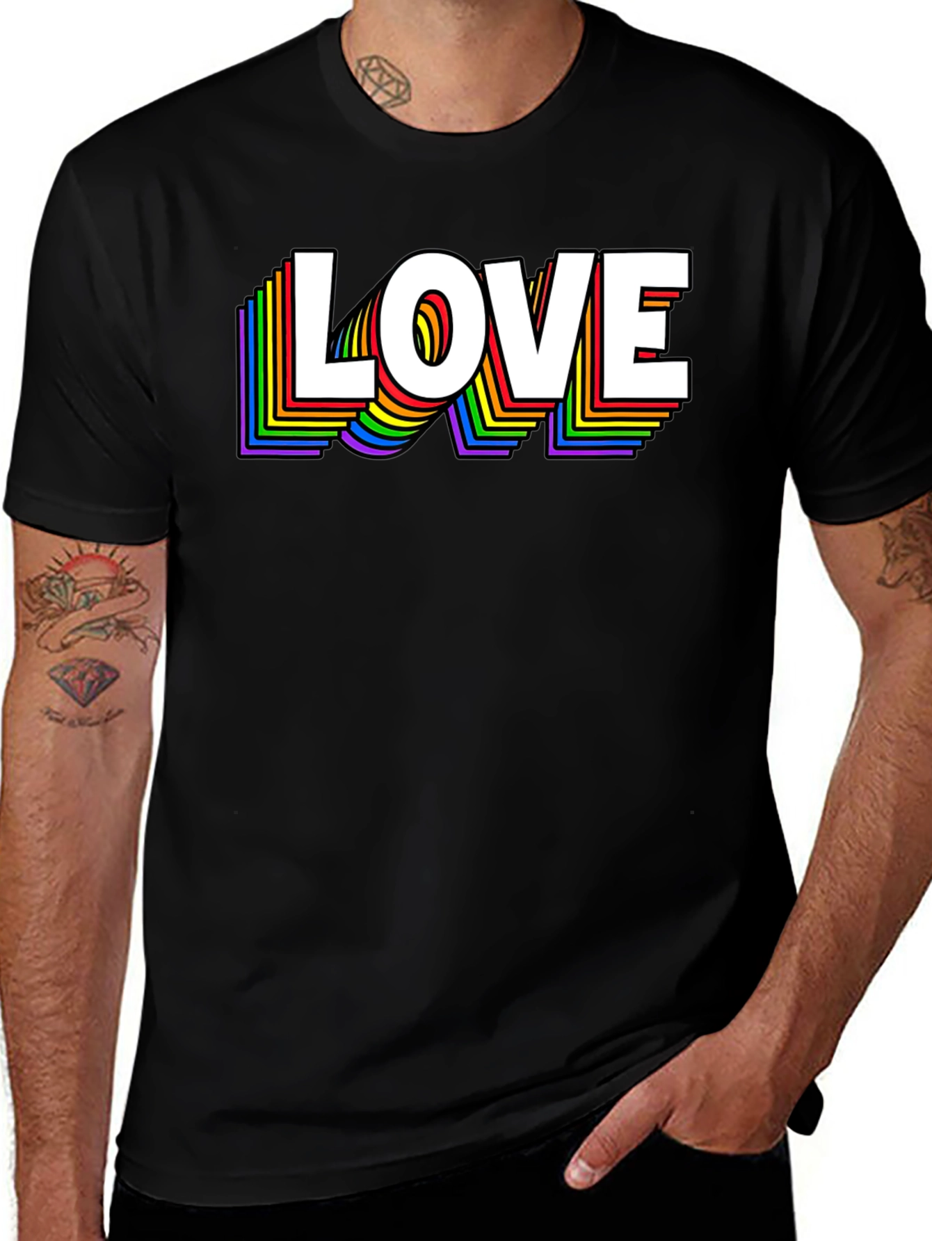 Rainbow Love T-Shirt - Pride Apparel