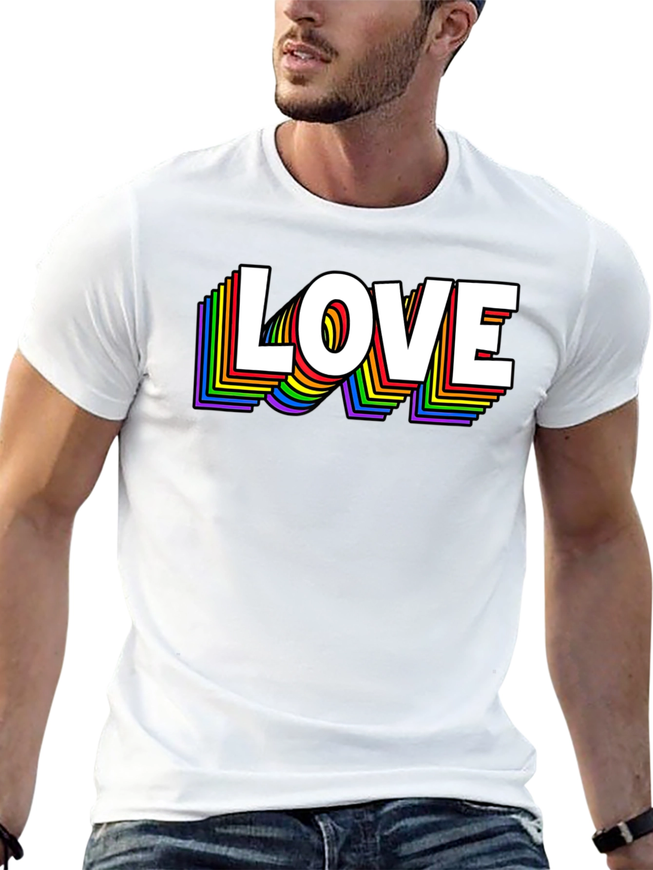 Rainbow Love T-Shirt - Pride Apparel
