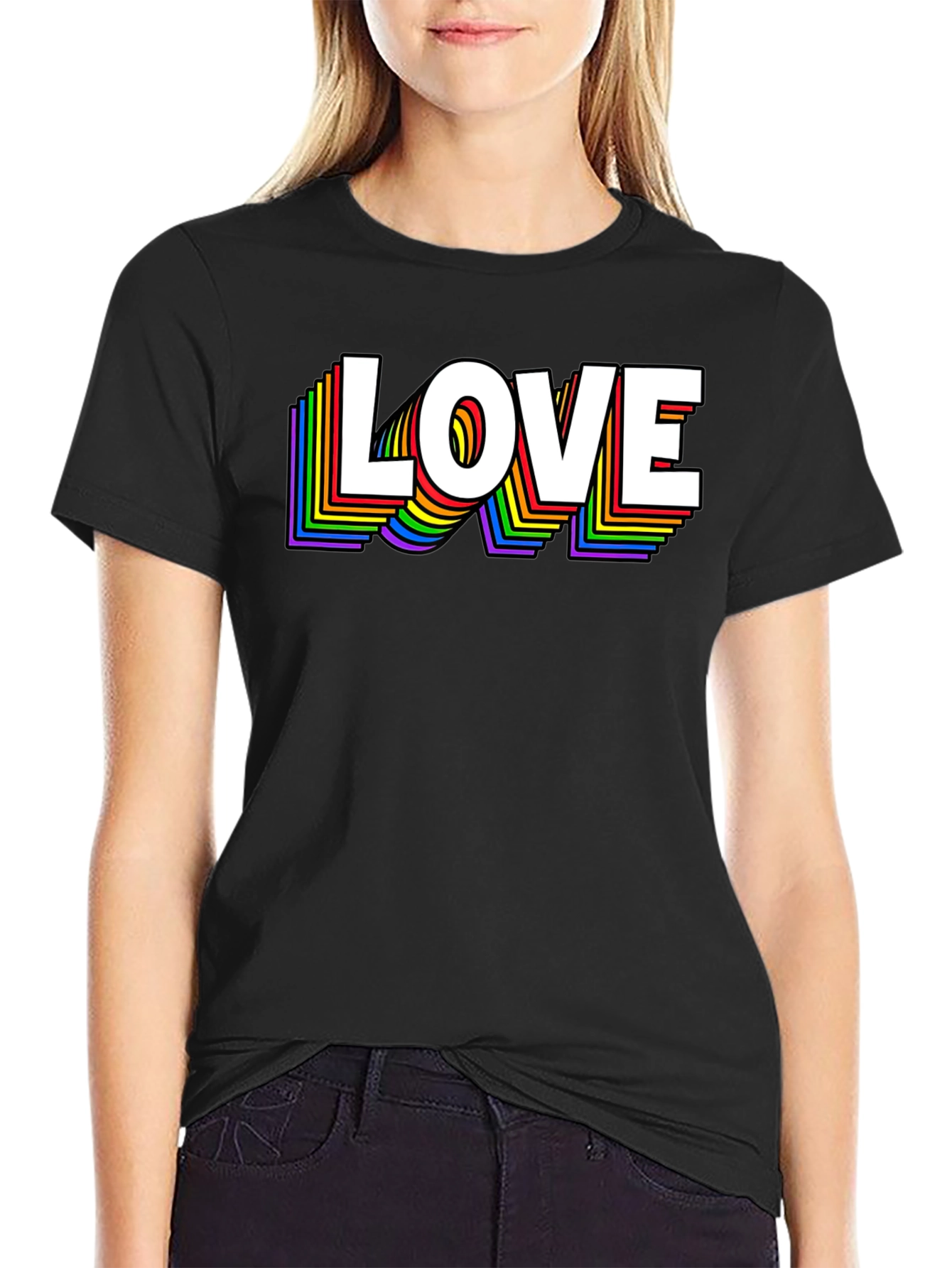 Rainbow Love T-Shirt - Pride Apparel