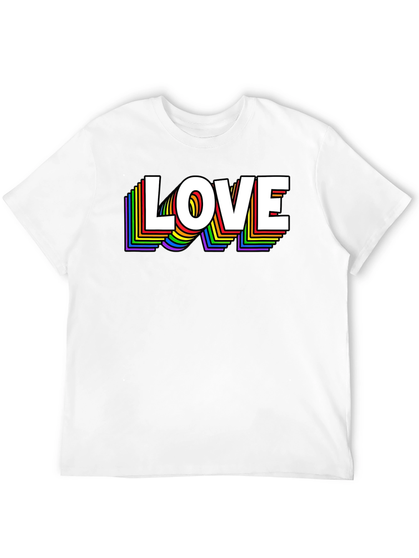 Rainbow Love T-Shirt - Pride Apparel
