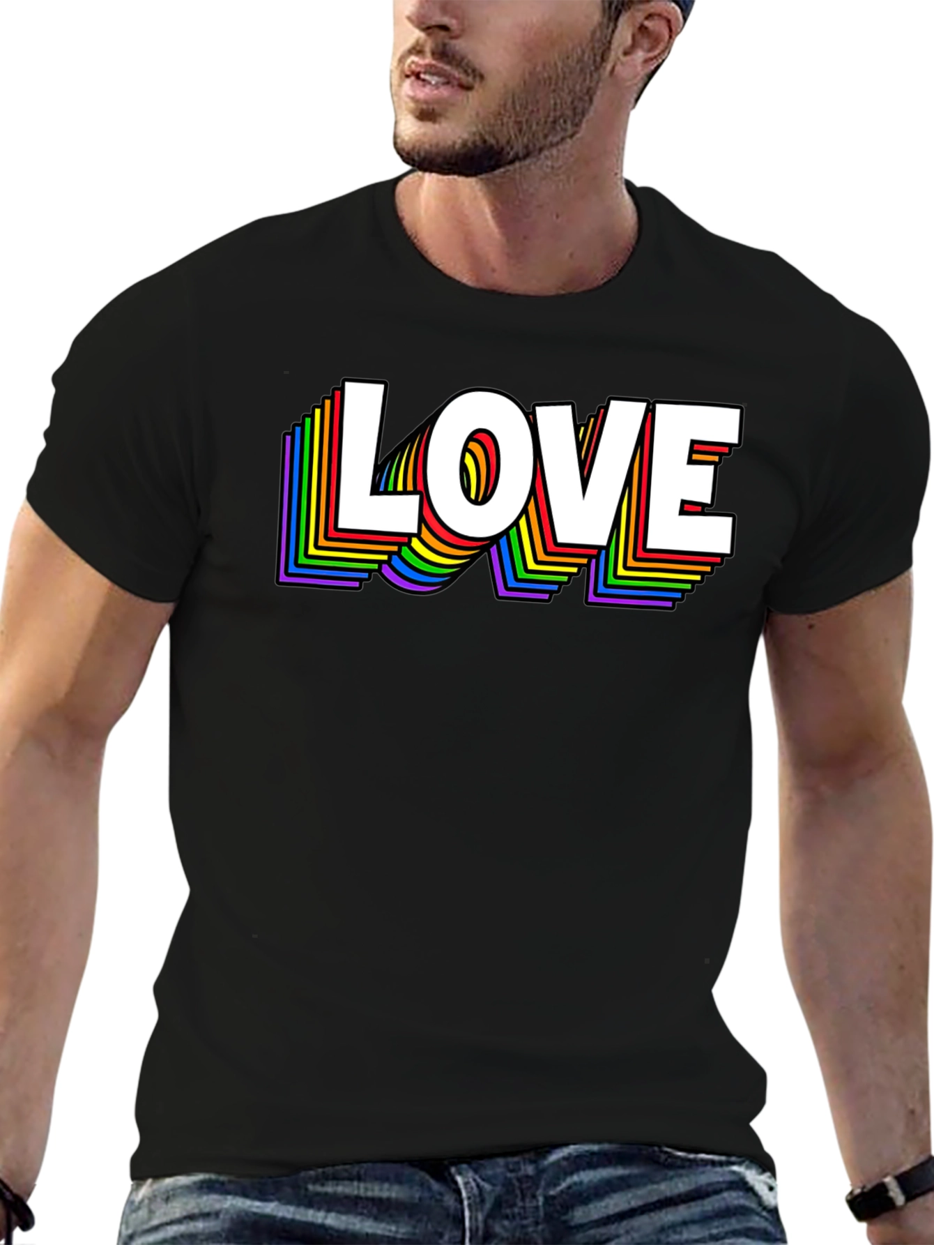 Rainbow Love T-Shirt - Pride Apparel