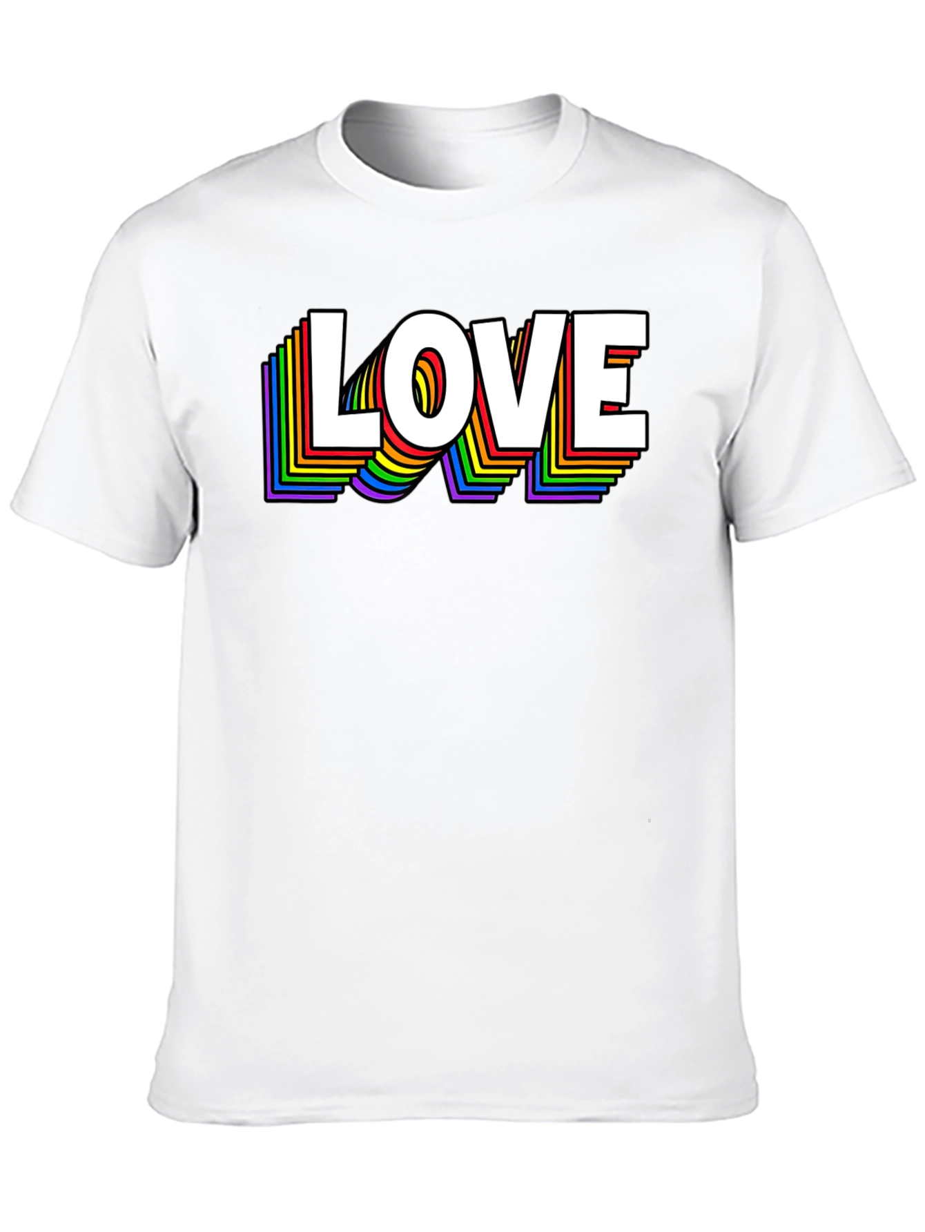 Rainbow Love T-Shirt - Pride Apparel