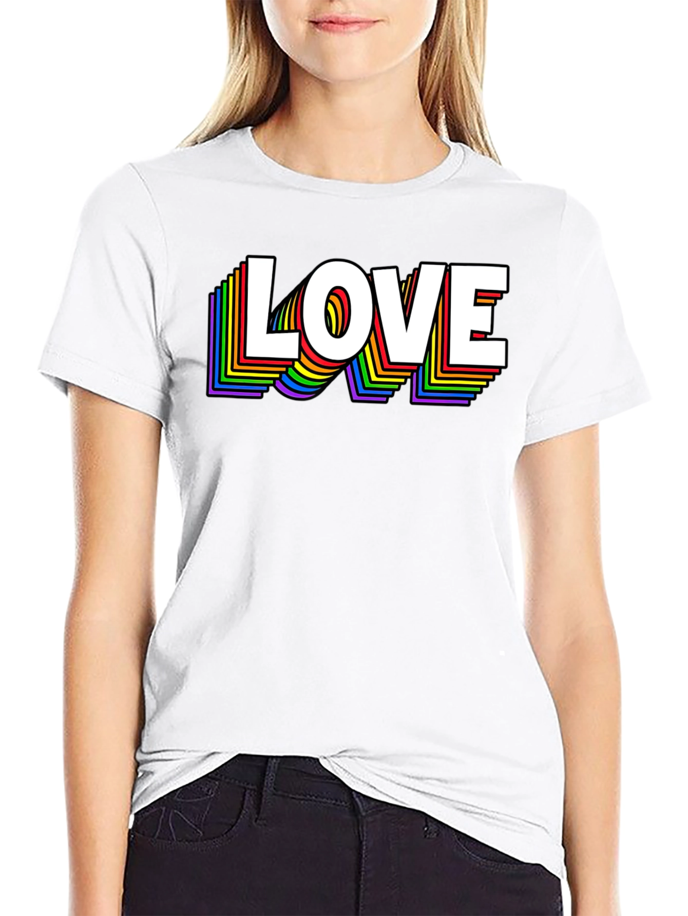 Rainbow Love T-Shirt - Pride Apparel