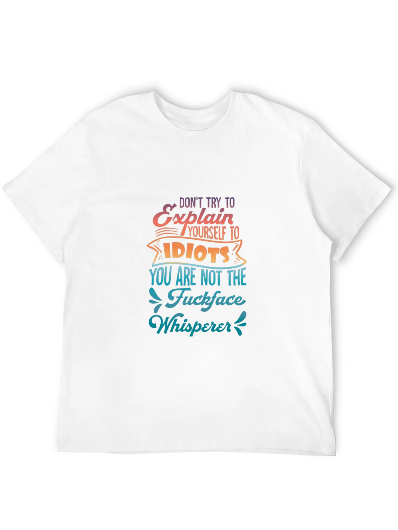 Dont Explain to Idiots Graphic Tee - Black