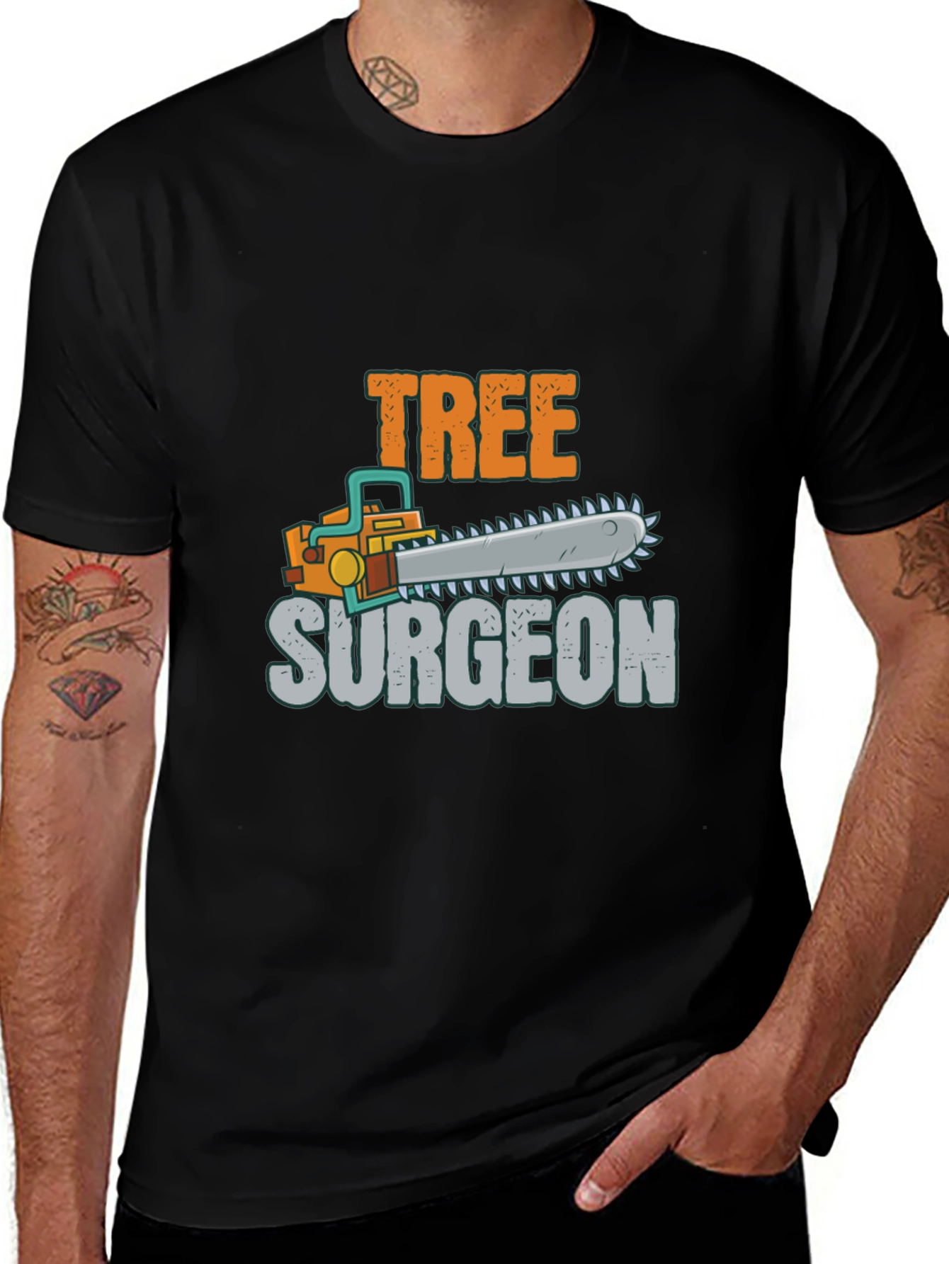 Tree Surgeon T-Shirt - Chainsaw Graphic