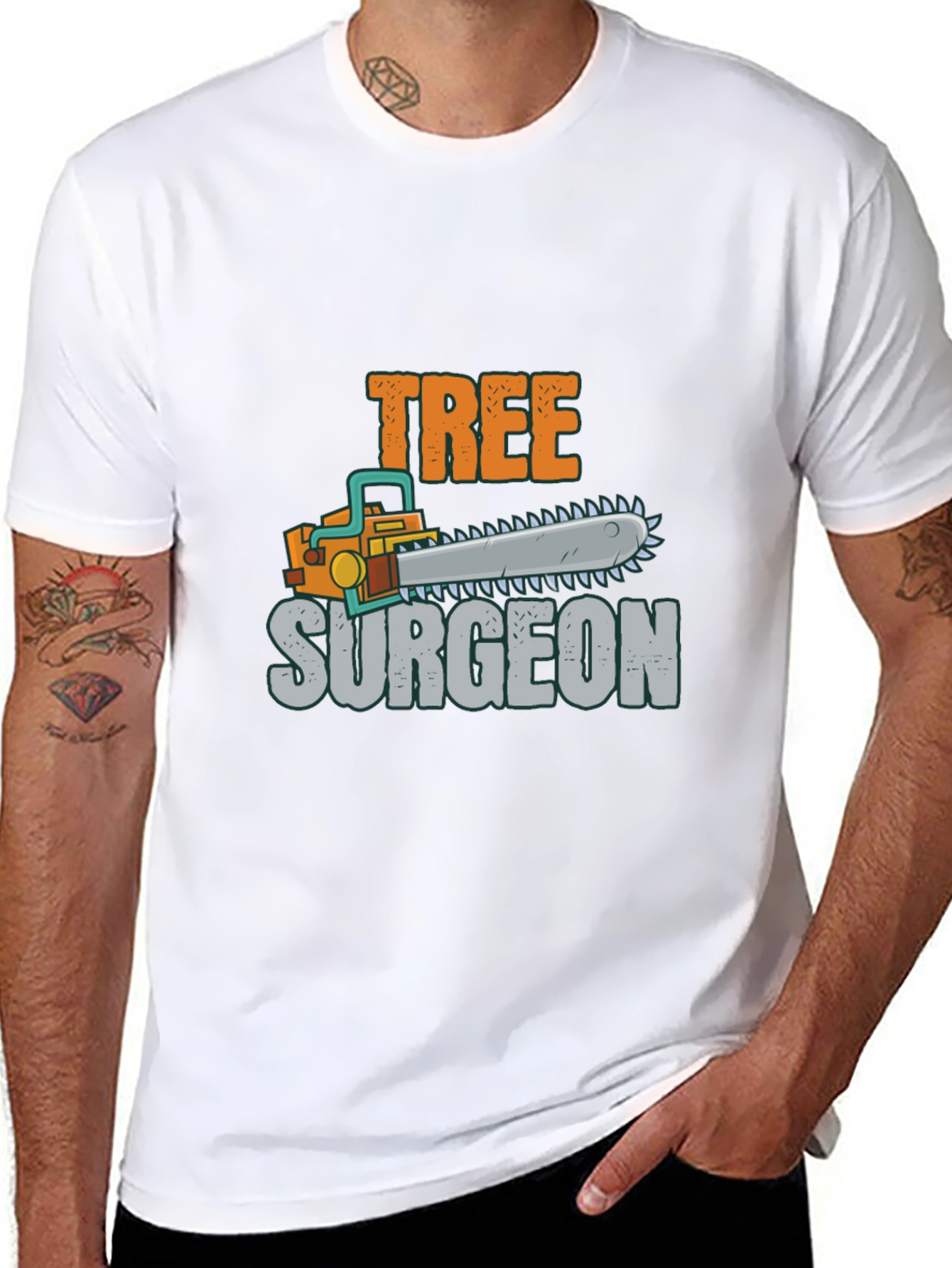 Tree Surgeon T-Shirt - Chainsaw Graphic