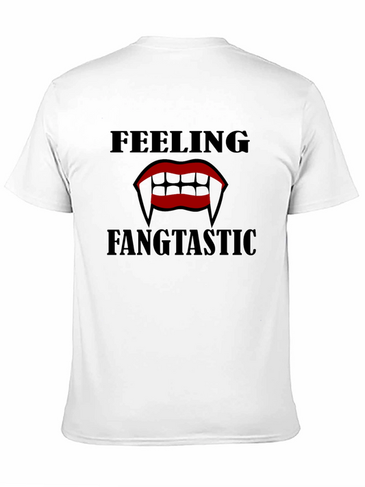 Feeling Fangtastic T-Shirt Vampire Graphic Tee