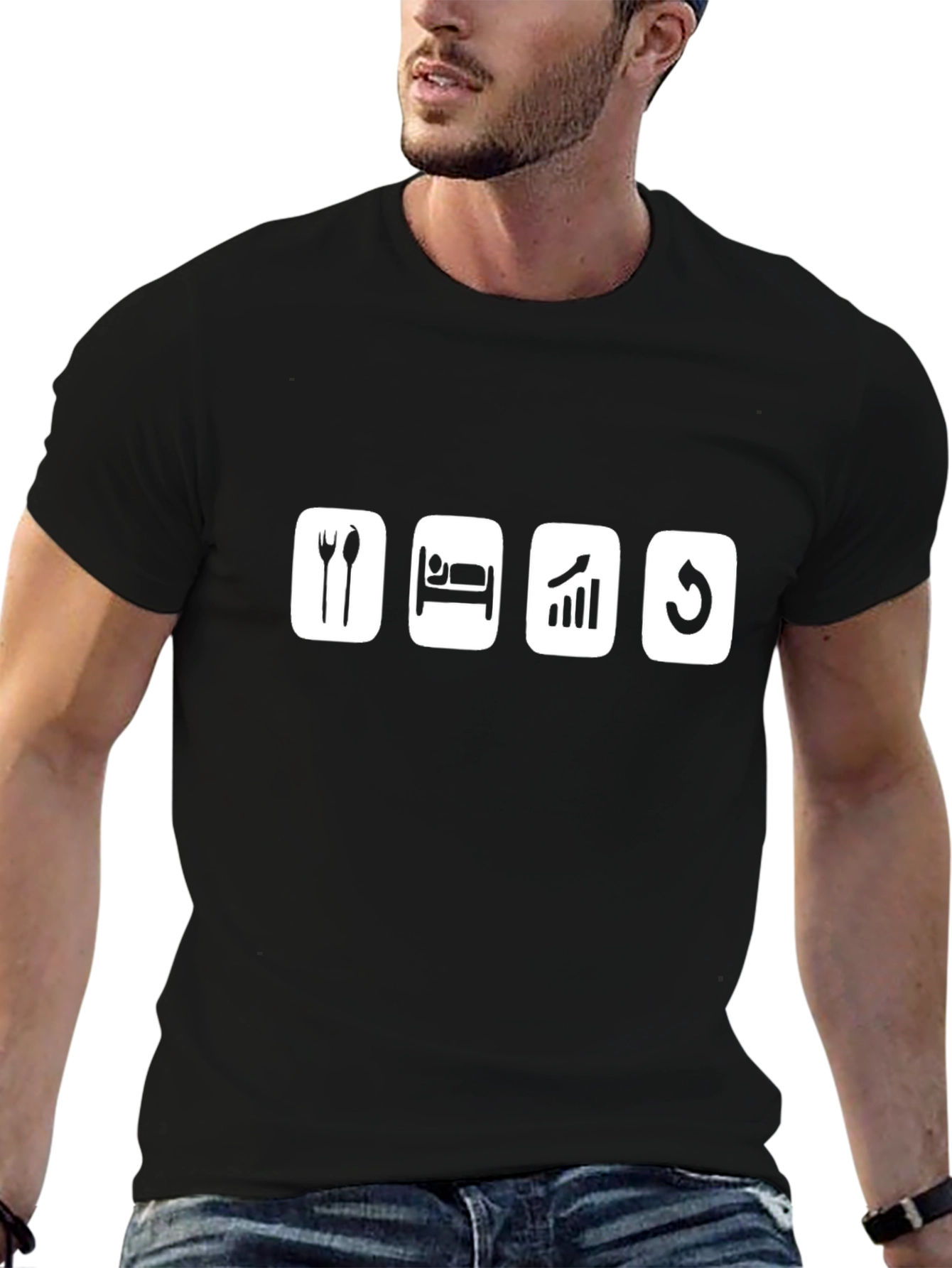 Eat Sleep Trade T-Shirt - Funny Investor Tee