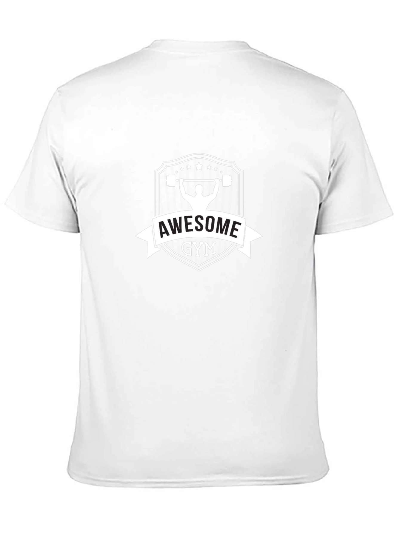 Awesome Gym Black T-Shirt for Fitness Lovers