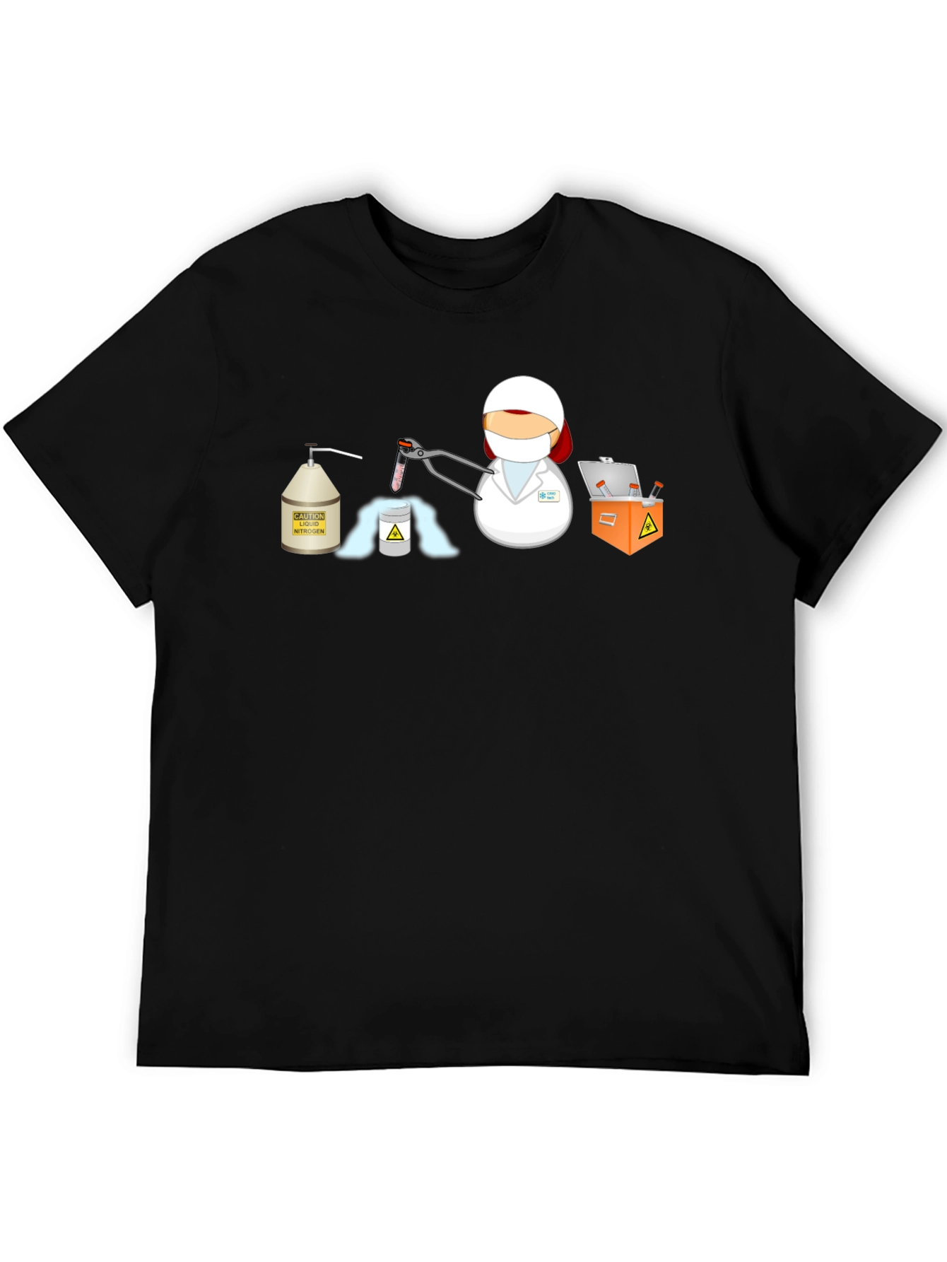 Scientist Cartoon Graphic Tee - Cool Science Shirt