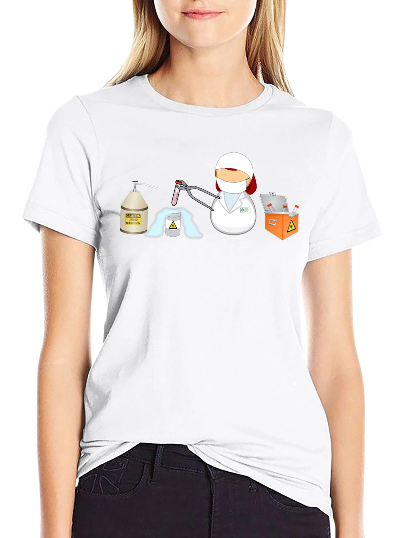 Scientist Cartoon Graphic Tee - Cool Science Shirt