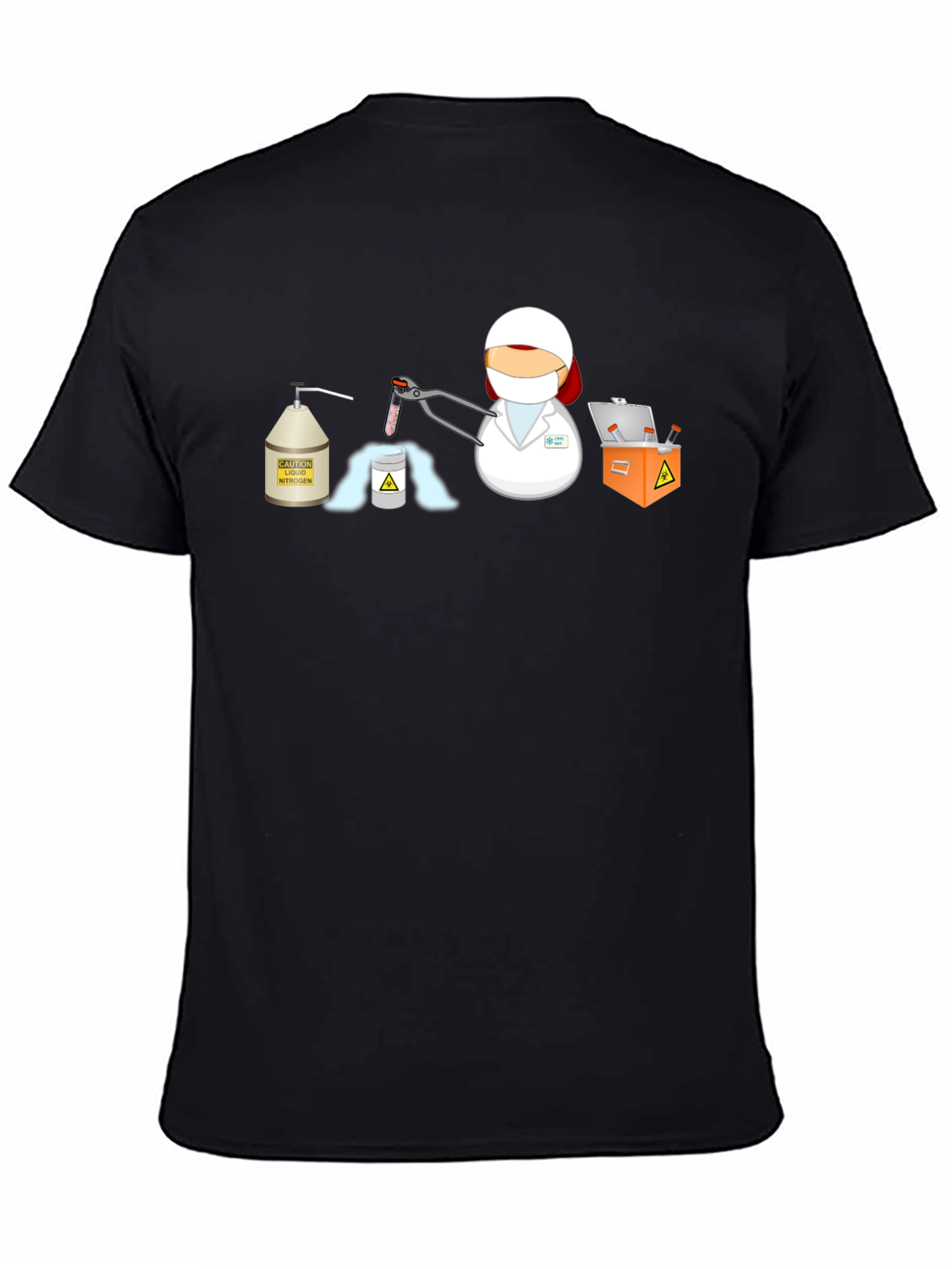 Scientist Cartoon Graphic Tee - Cool Science Shirt