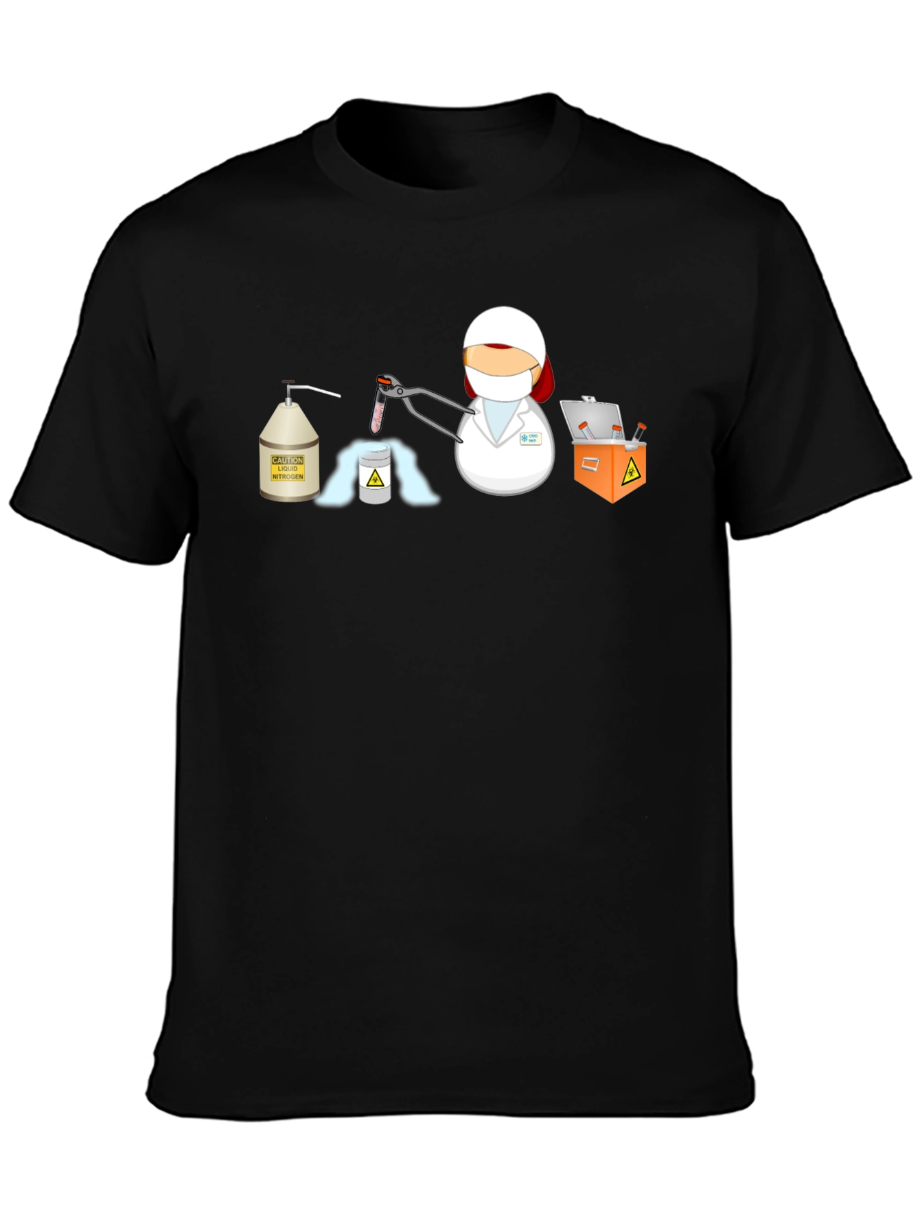 Scientist Cartoon Graphic Tee - Cool Science Shirt