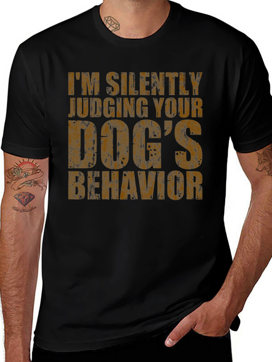 Dog Behavior Graphic Tee - Funny Dog Lover Shirt