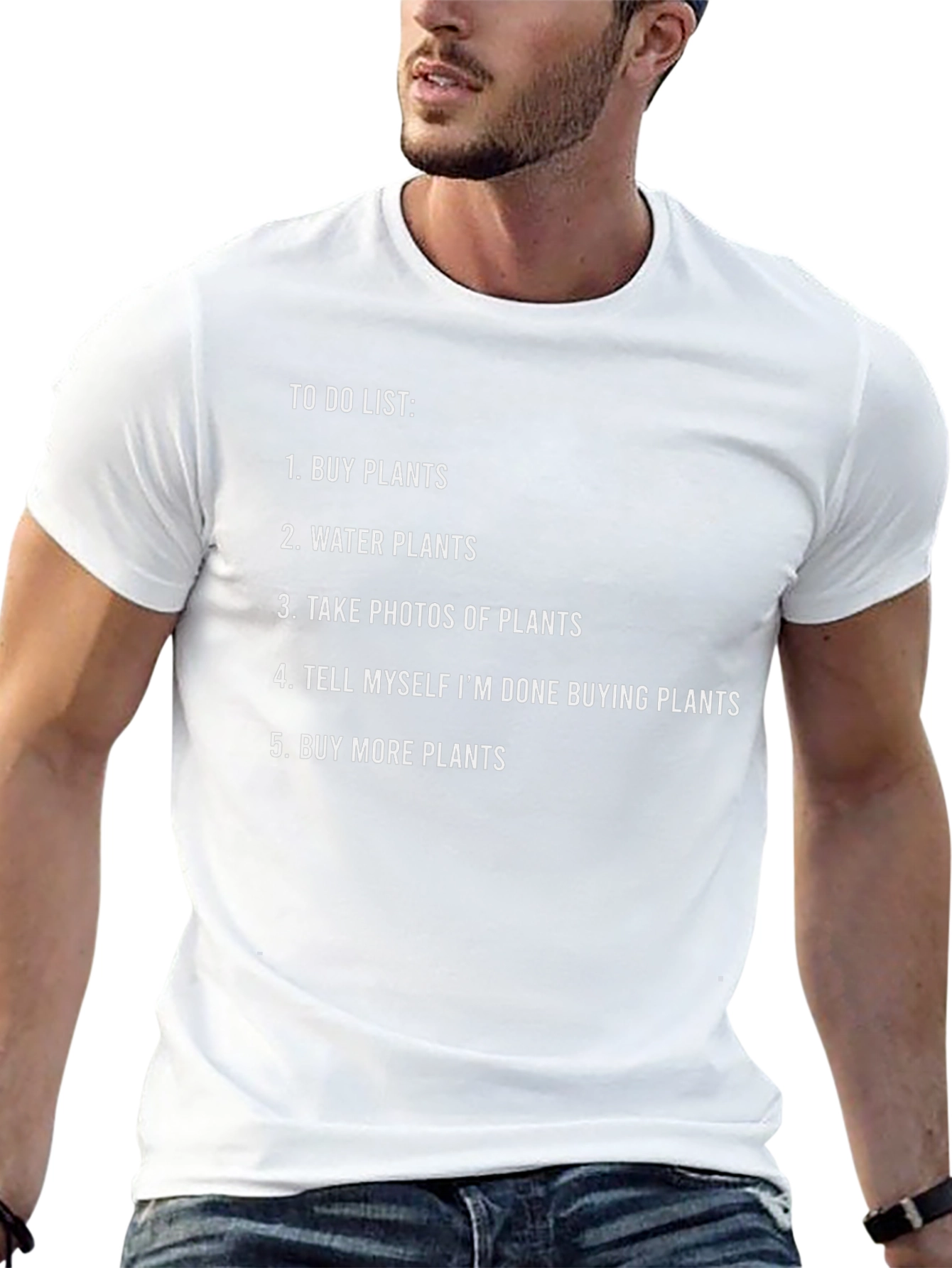 Plant Lover To-Do List Graphic T-Shirt