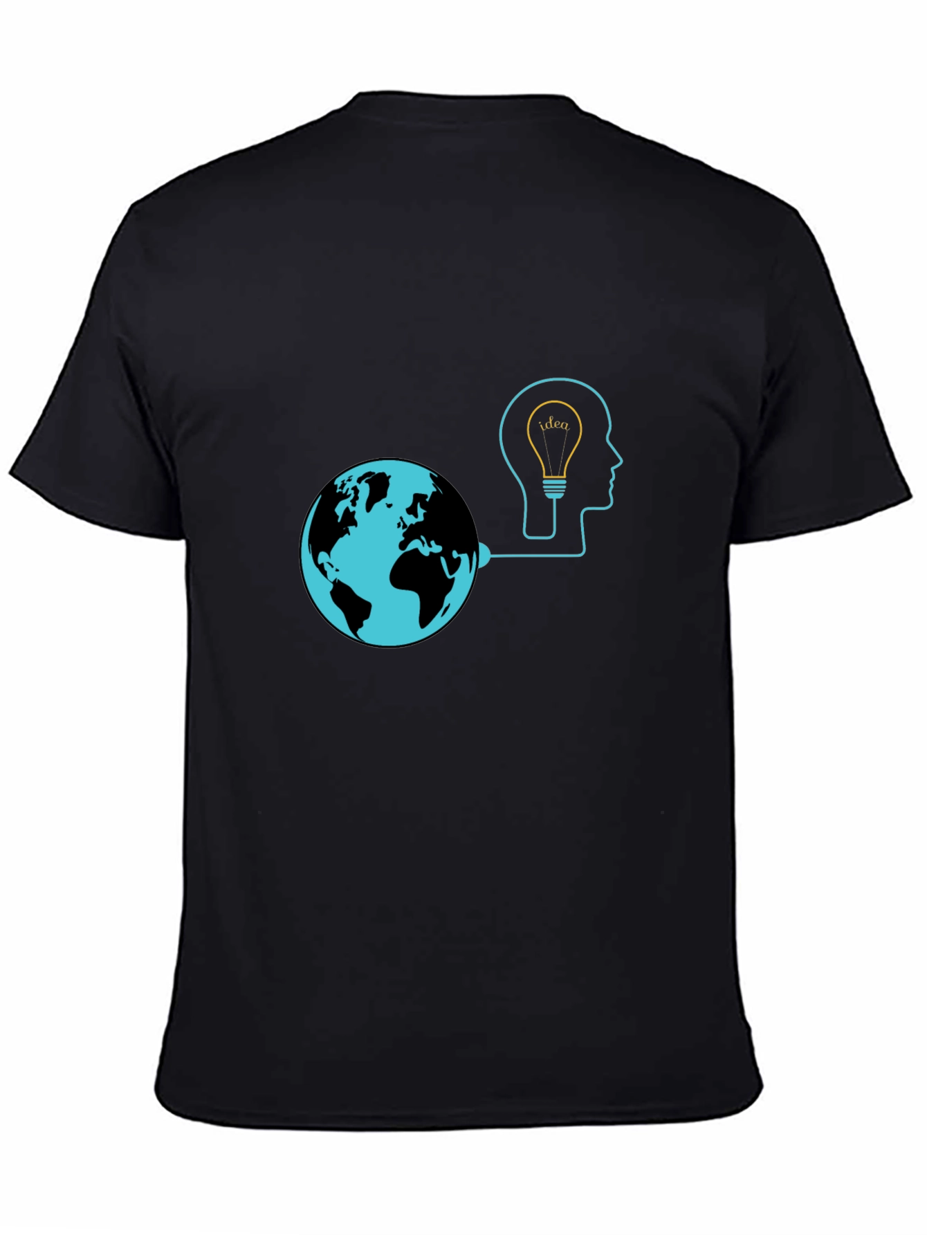 Global Idea Black T-Shirt