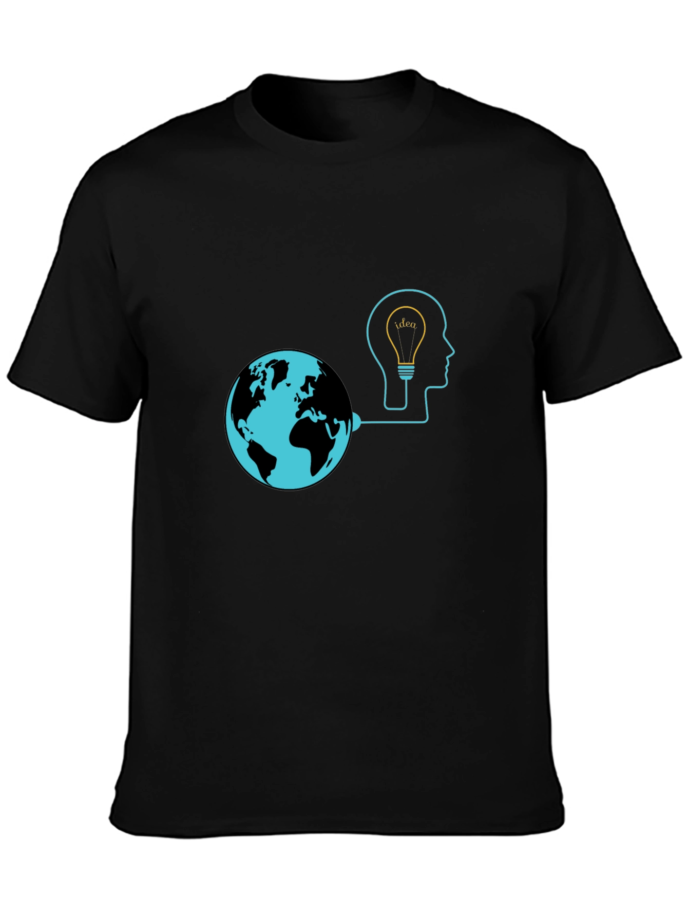 Global Idea Black T-Shirt