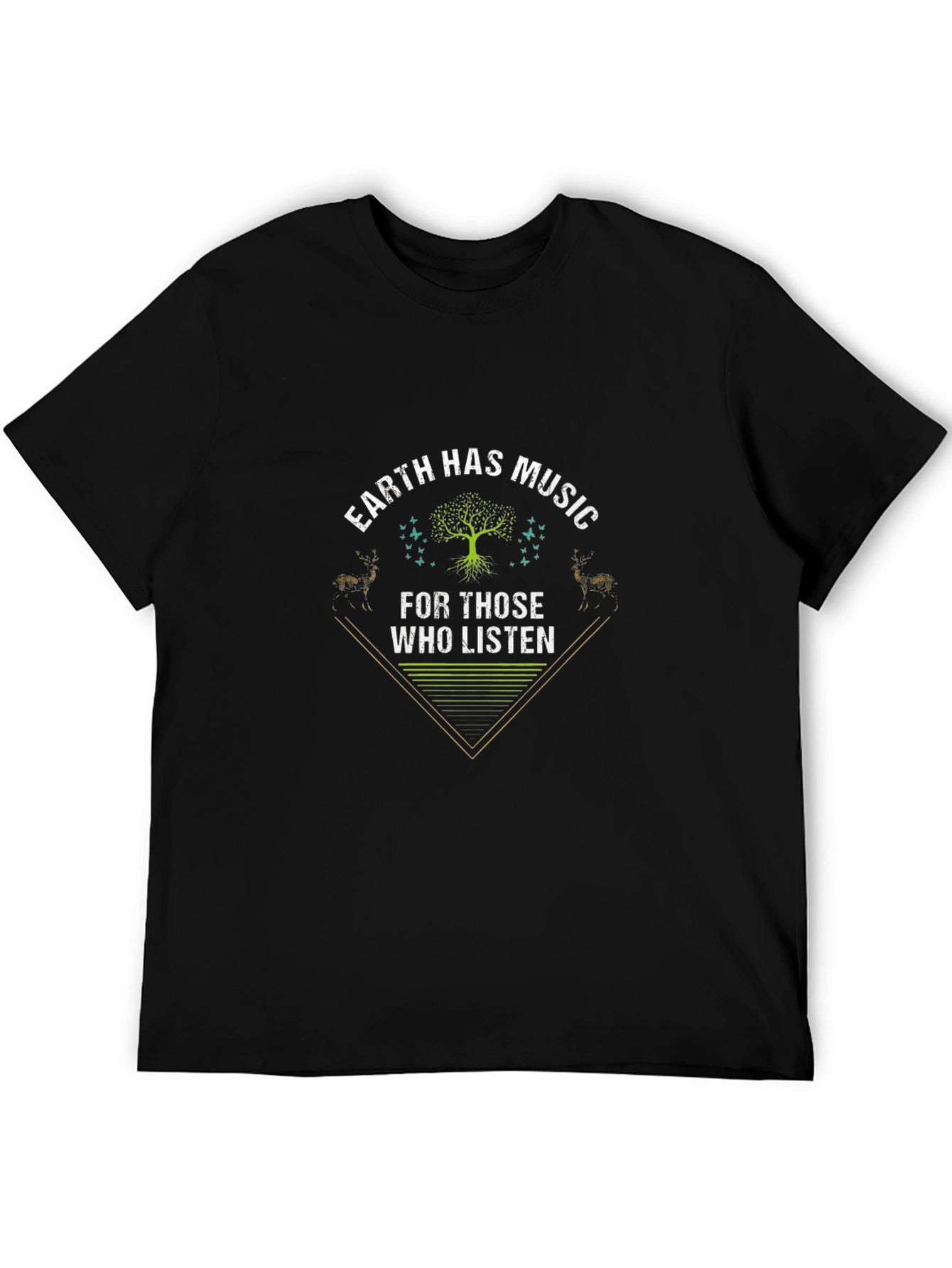 Earth Has Music T-Shirt - Nature Inspired Graphic Tee