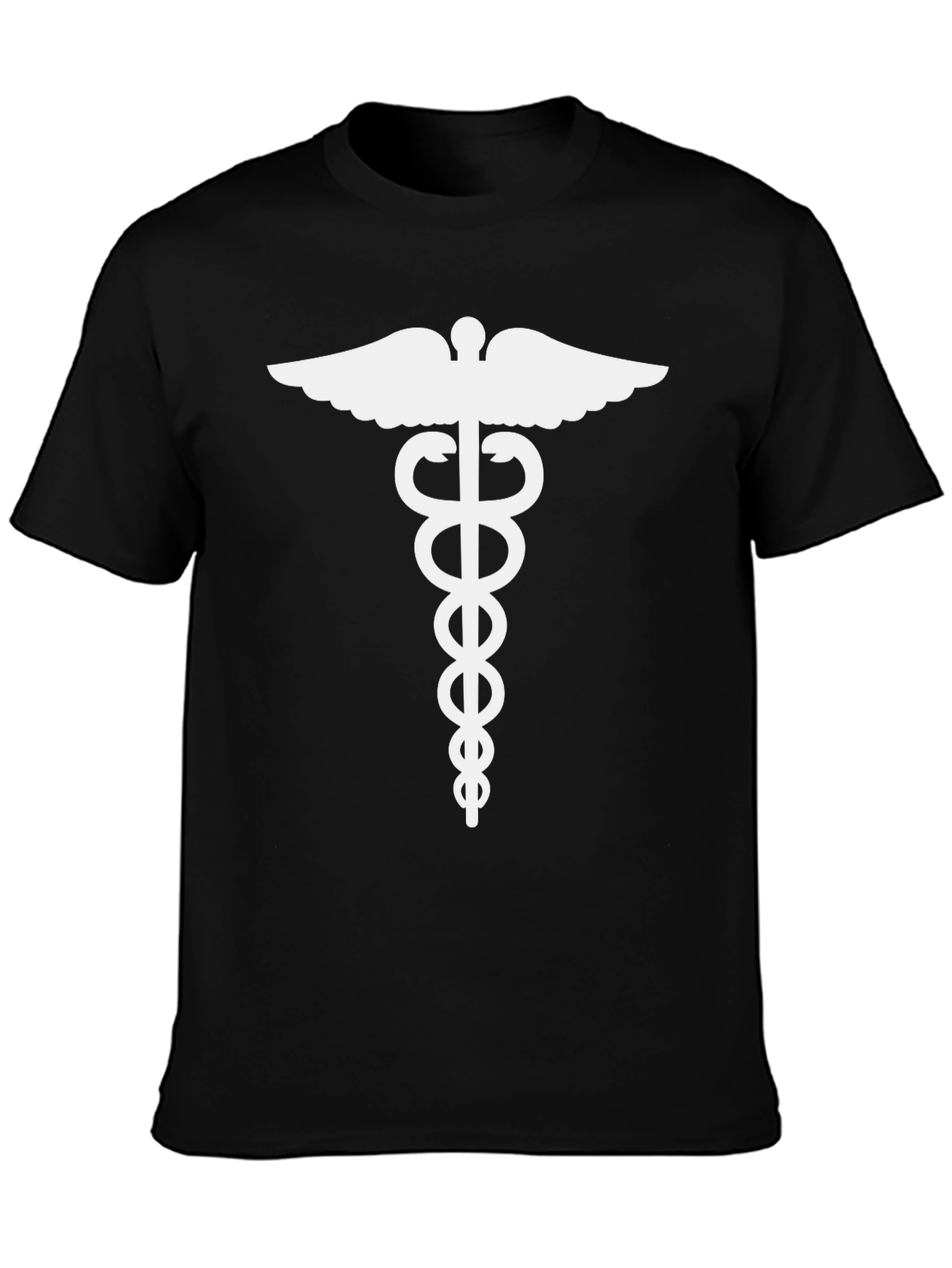 Caduceus Symbol T-Shirt - Medical Profession Tee