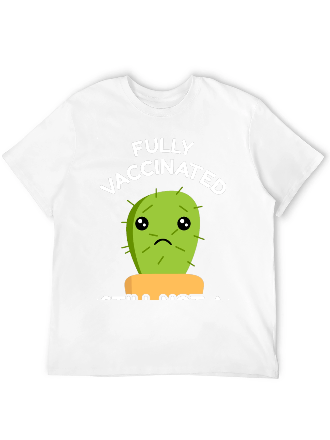 Fully Vaccinated Cactus Graphic Tee