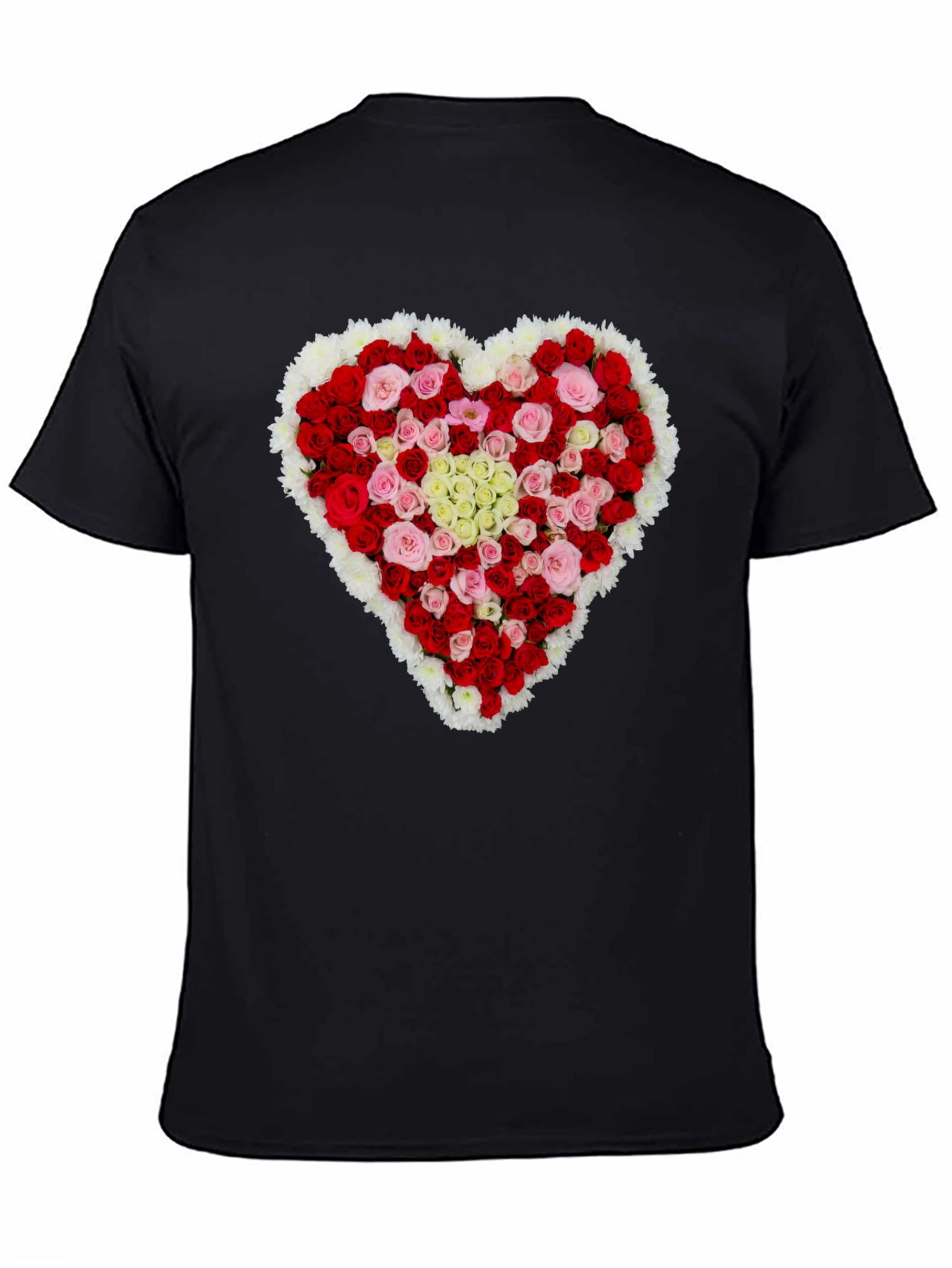 Floral Heart T-Shirt - Romantic Valentines Day Gift