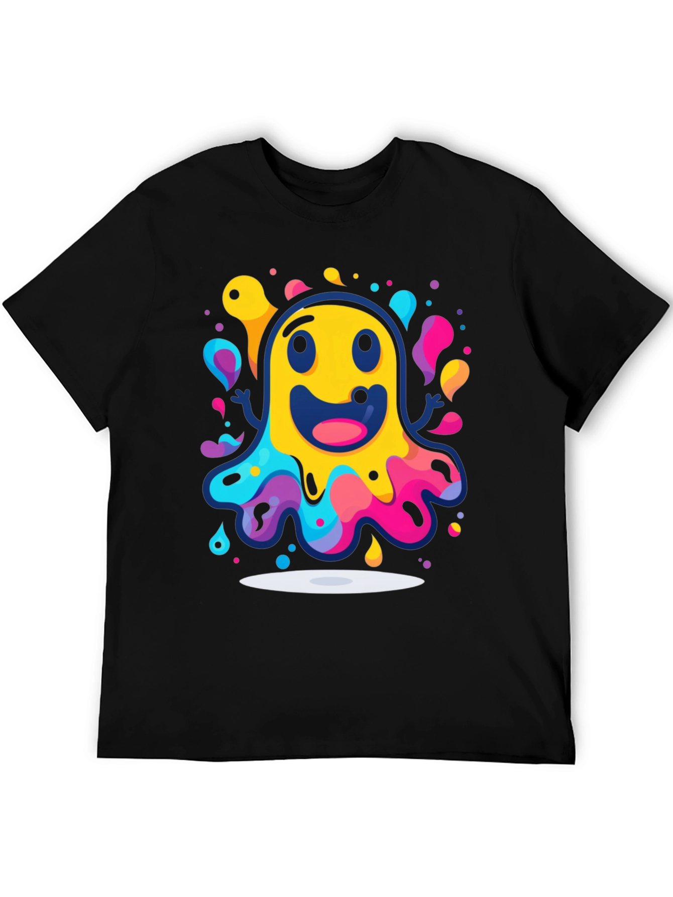 Funky Ghost Graphic T-Shirt