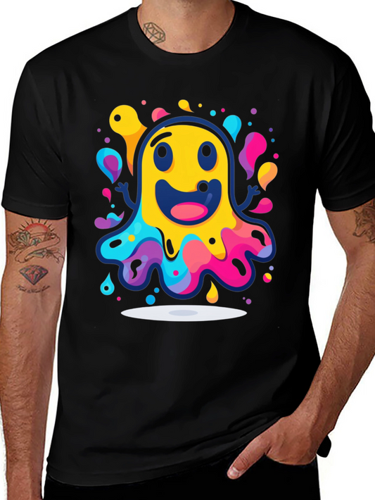 Funky Ghost Graphic T-Shirt