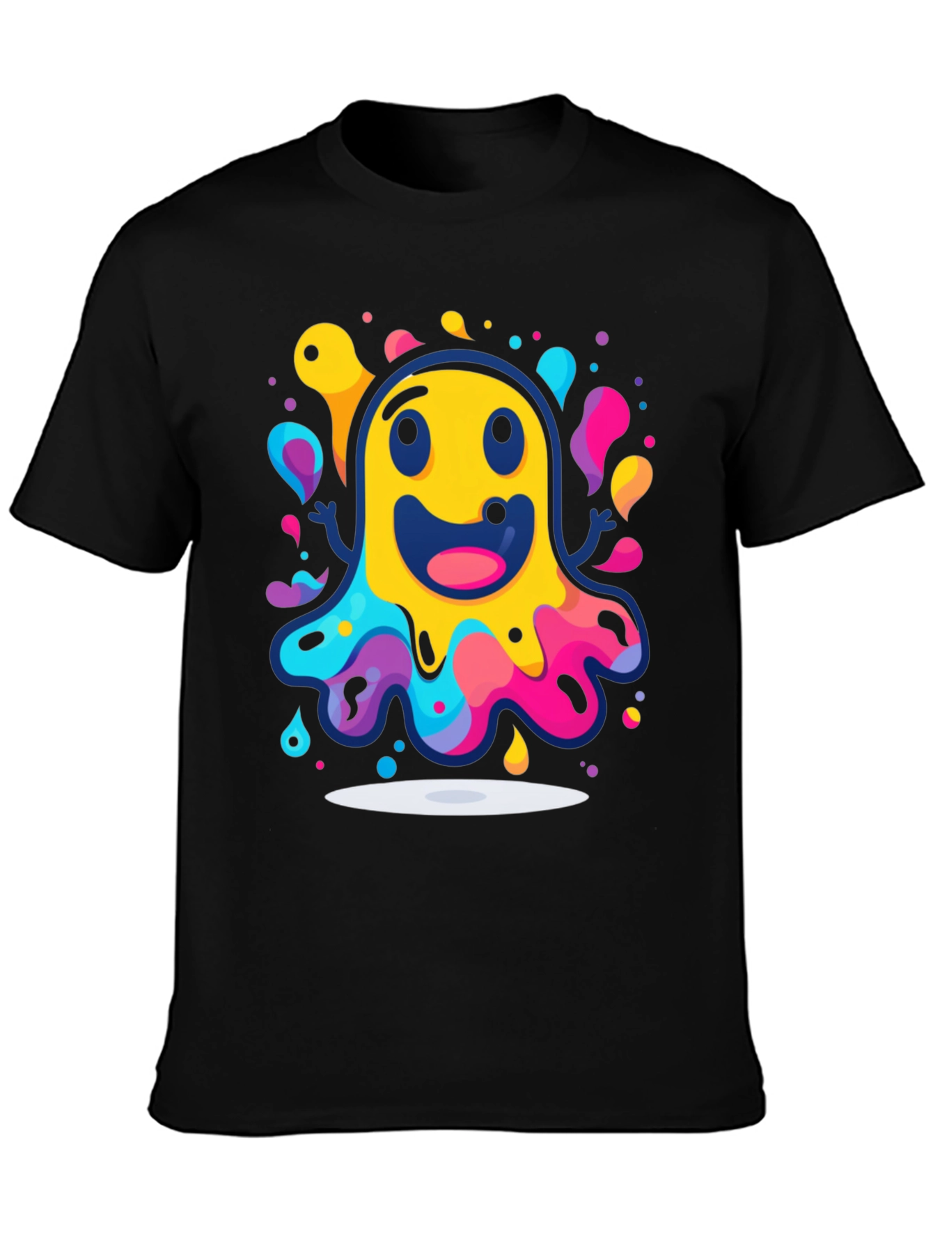 Funky Ghost Graphic T-Shirt