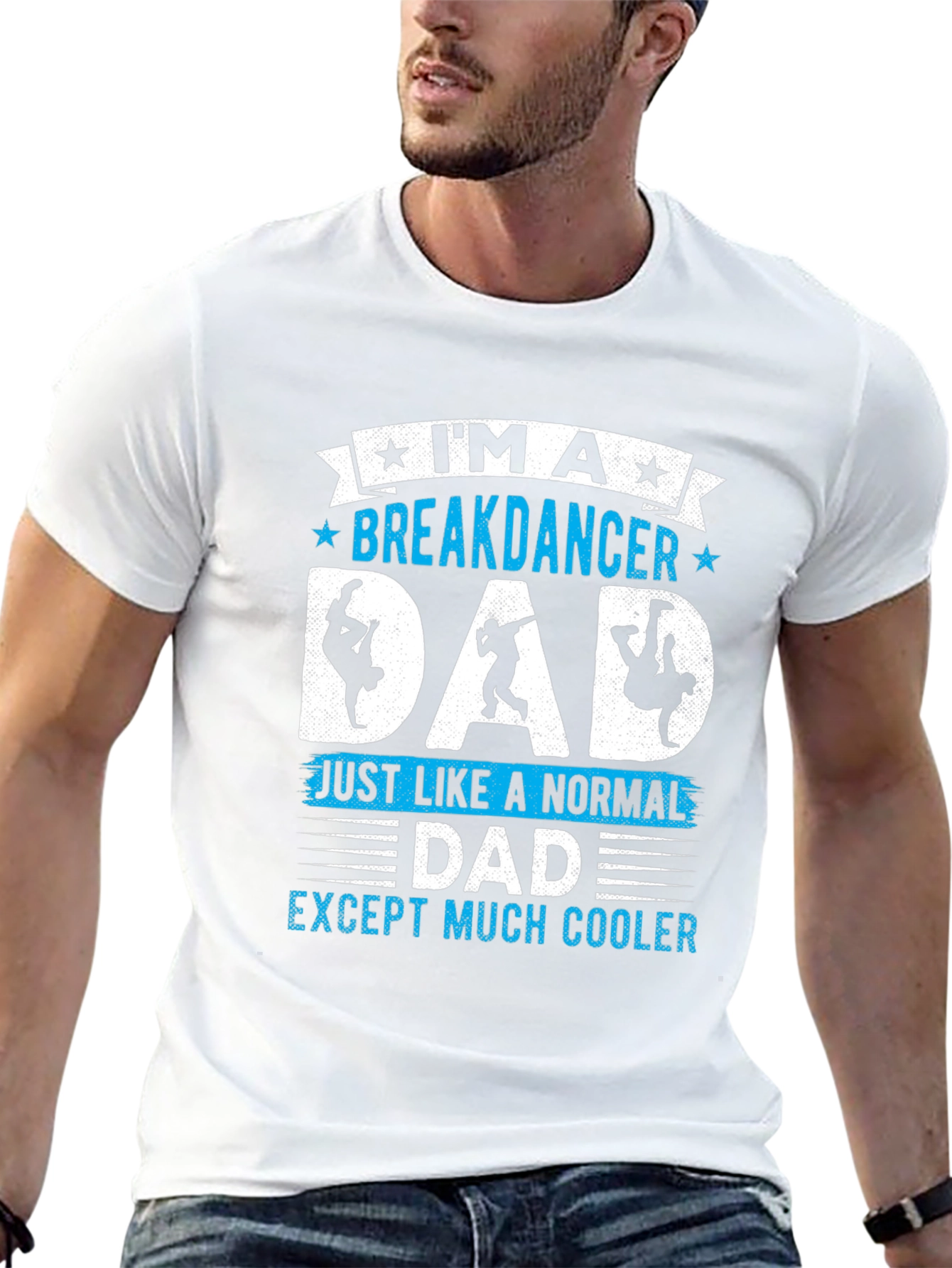 Breakdancer Dad T-Shirt - Much Cooler Than Normal!