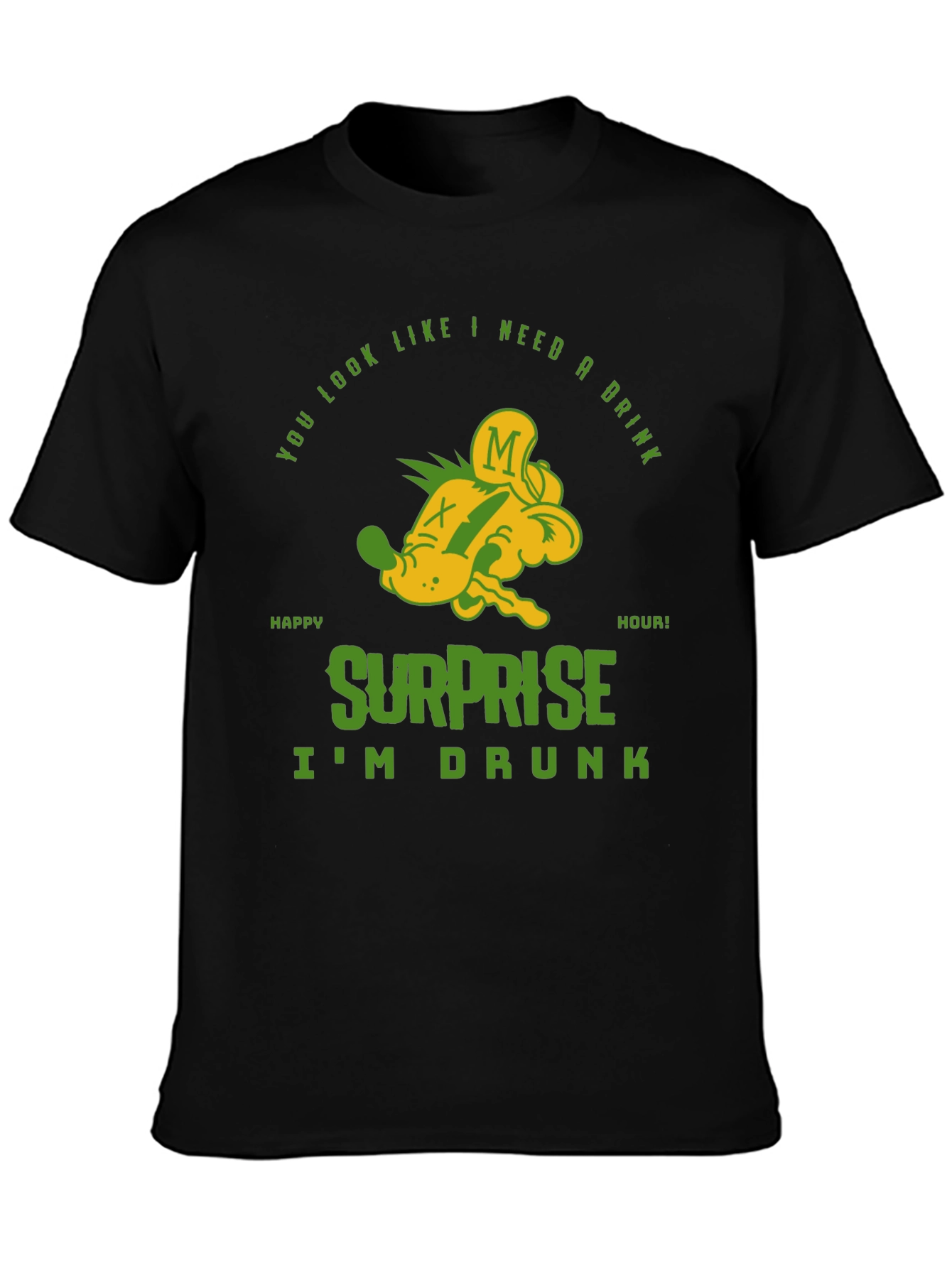 Funny Surprise Im Drunk Graphic T-Shirt