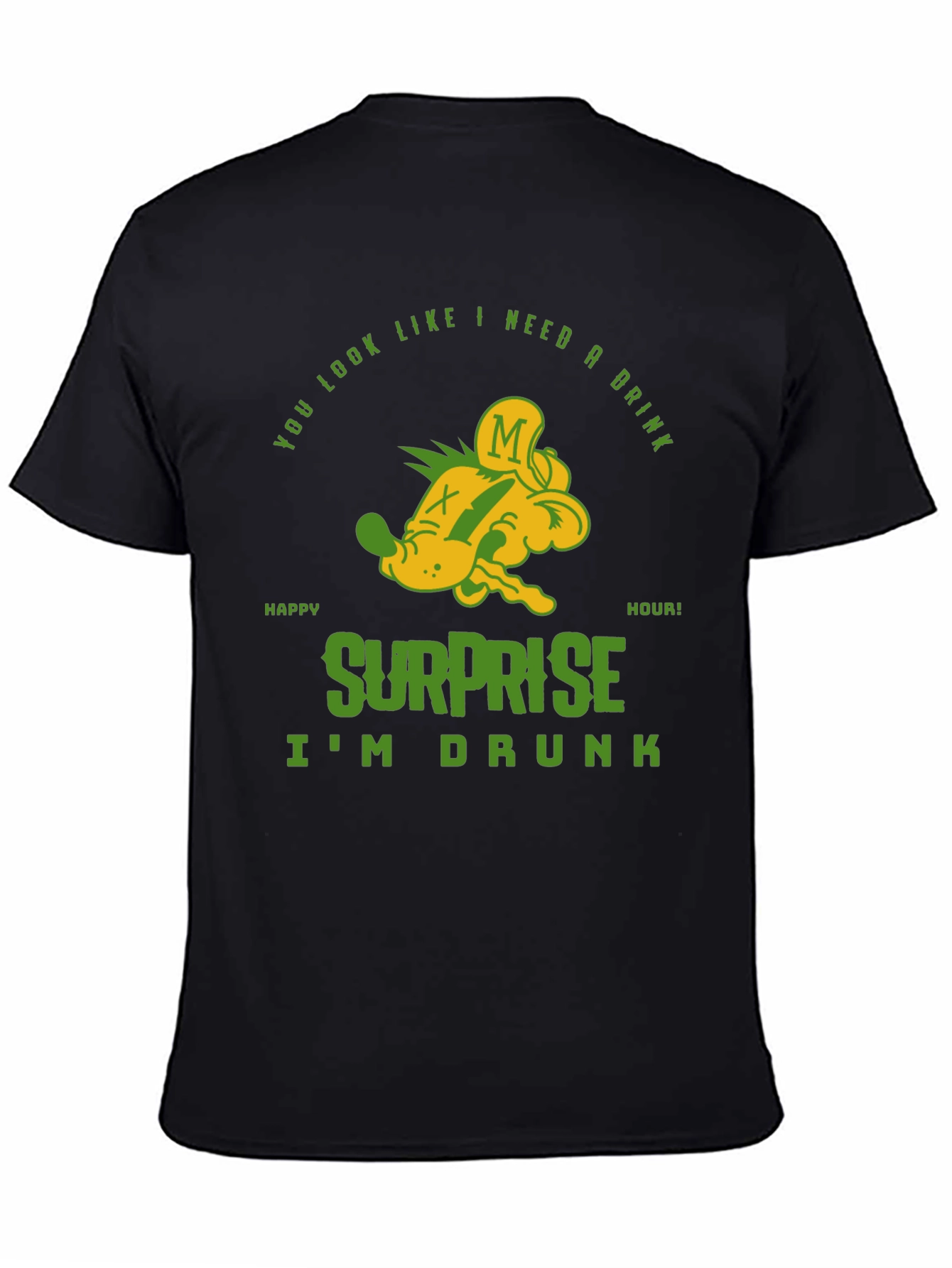 Funny Surprise Im Drunk Graphic T-Shirt