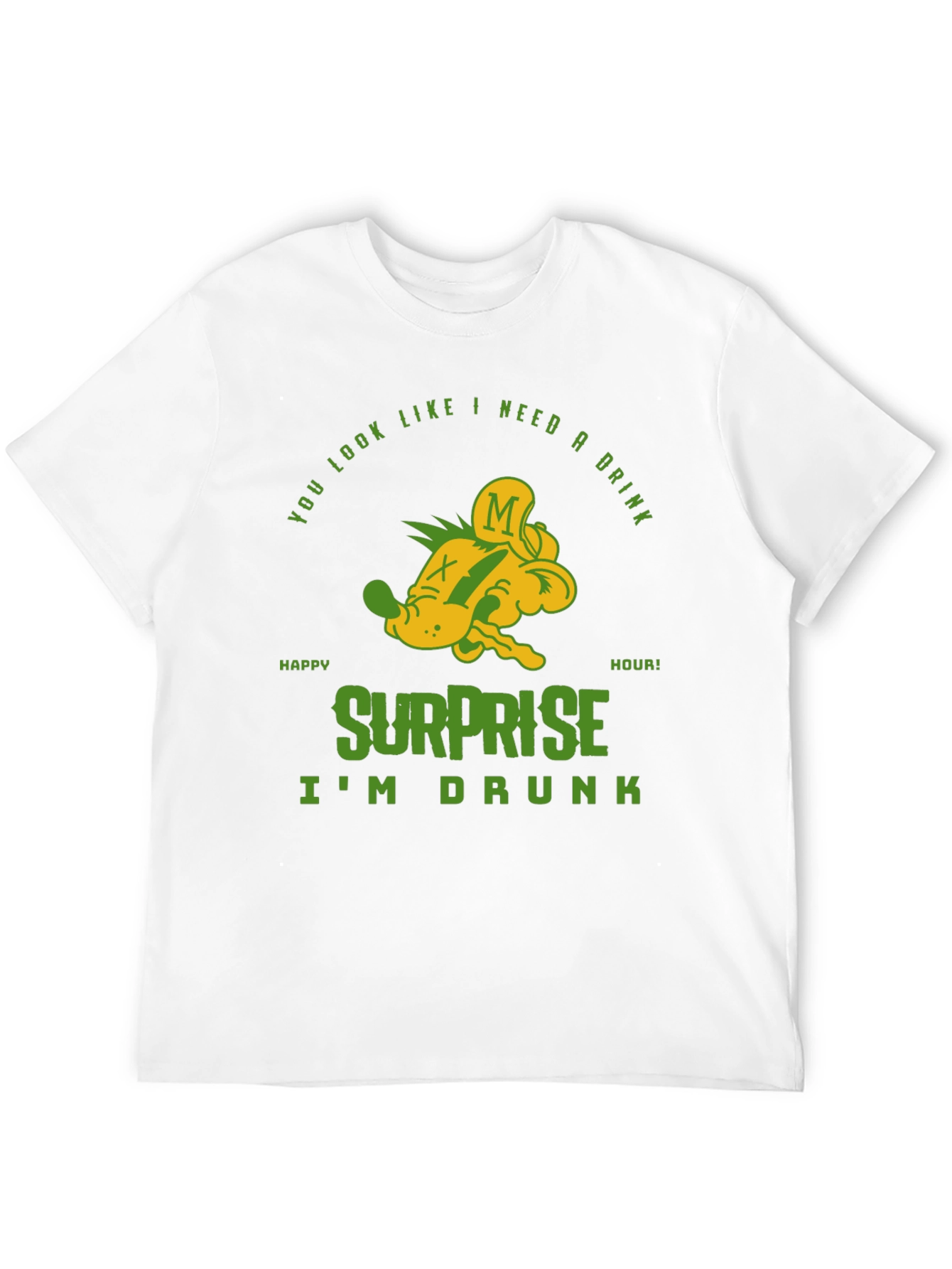 Funny Surprise Im Drunk Graphic T-Shirt