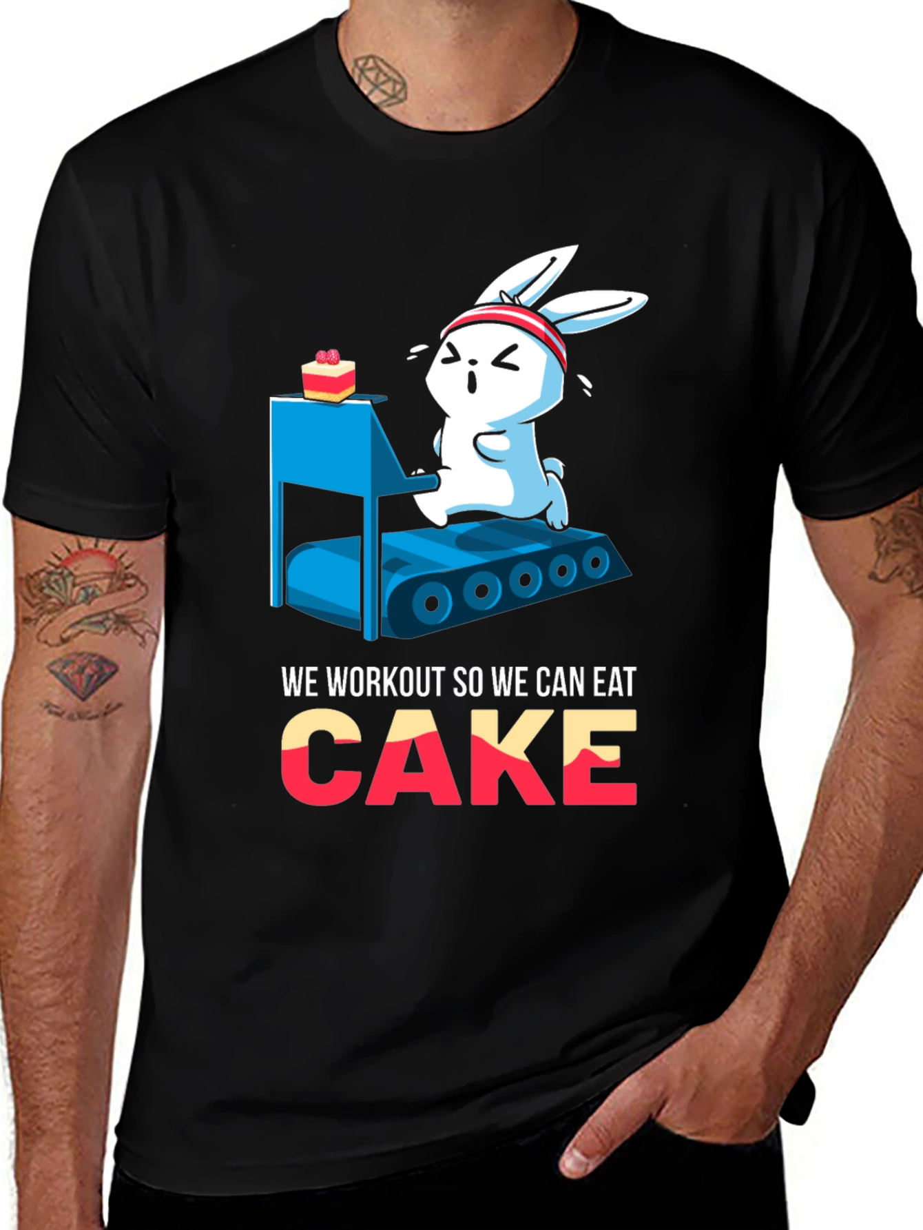 Funny Workout Cake T-Shirt